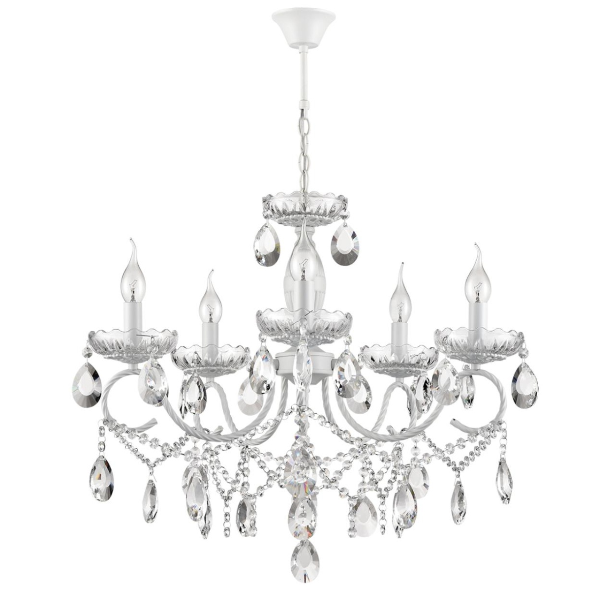 картинка 8189/5 Lumion Люстра SNOW магазин pro-decor.kz являющийся официальным дистрибьютором в Казахстане картинка 8189/5 Lumion Люстра SNOW от магазина pro-decor.kz
