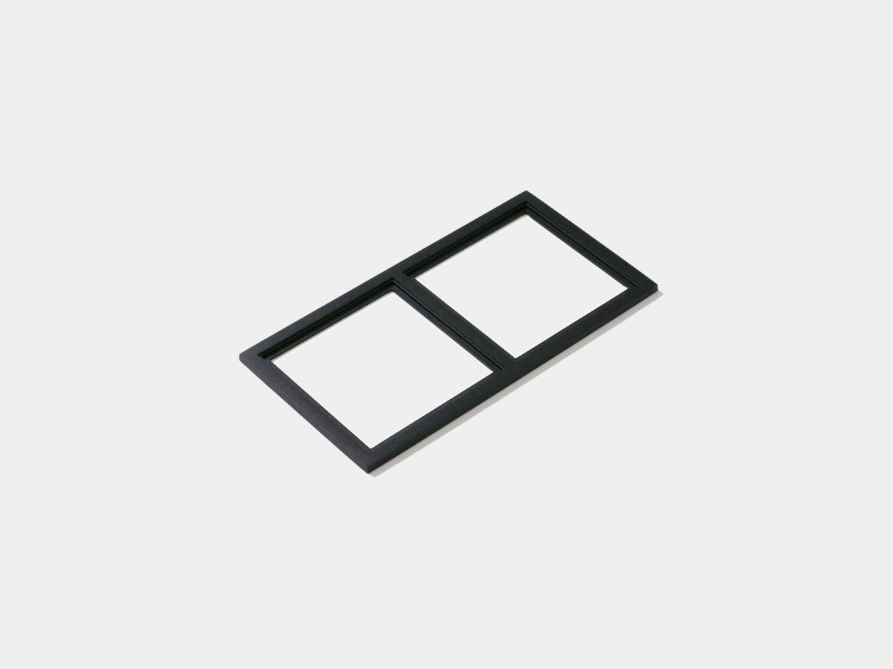 картинка Рамка на светильник IMD DA2000CS двойная, цвет черн. от магазина pro-decor.kz