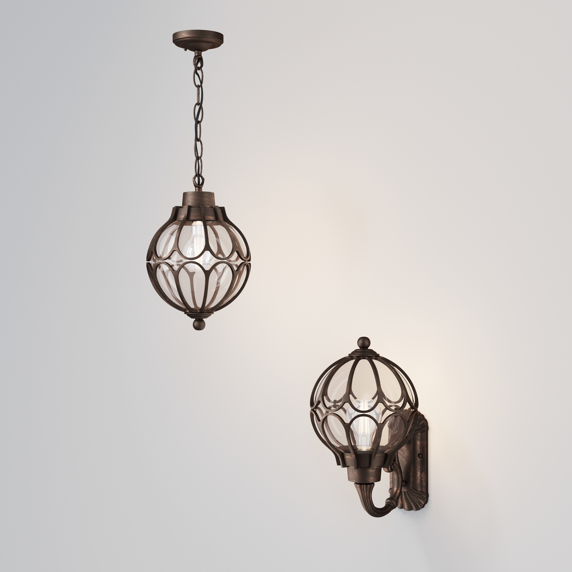 картинка Уличный подвесной светильник Maytoni Via O024PL-01G от магазина pro-decor.kz