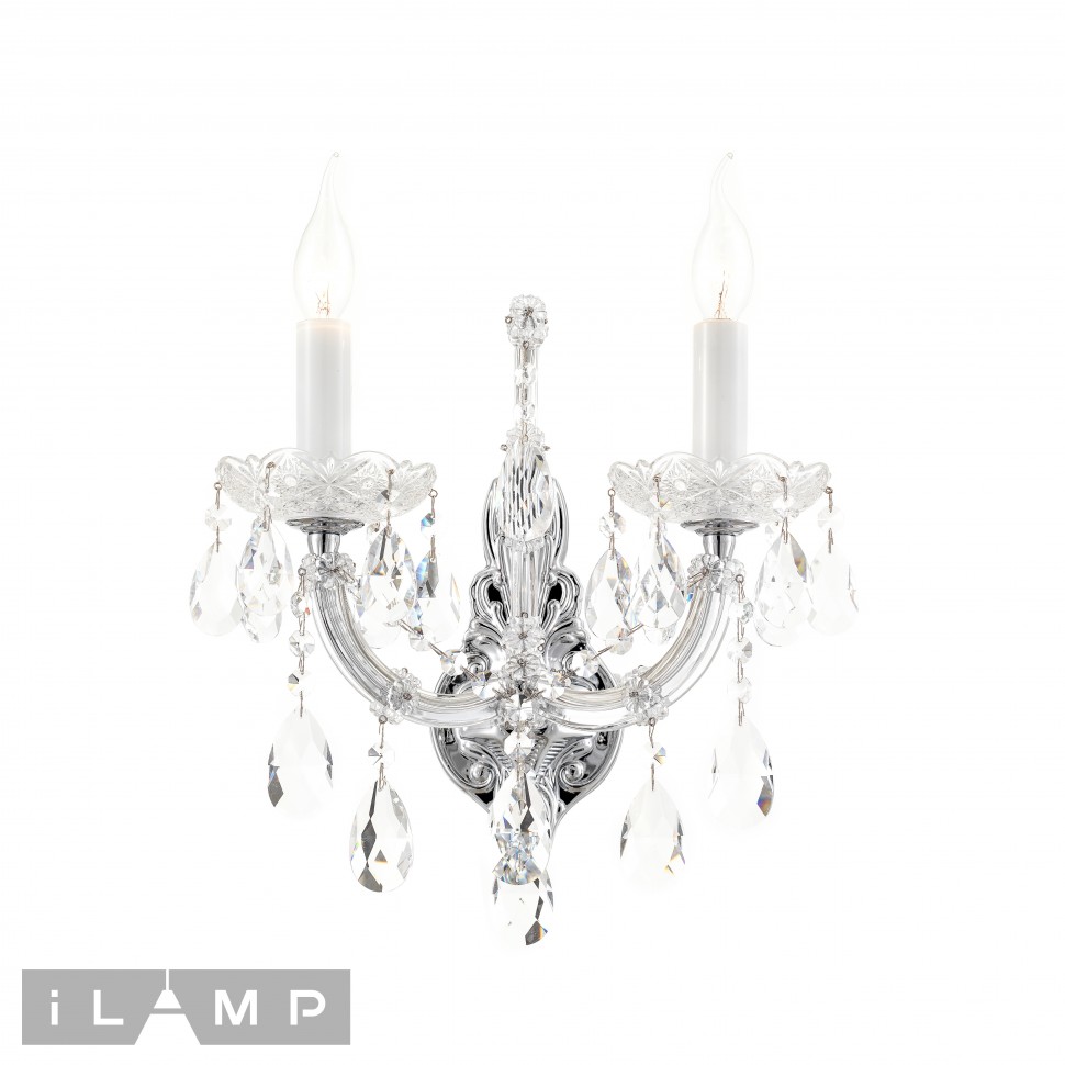картинка Бра iLamp Diamond W6071-2 CR+CL от магазина pro-decor.kz
