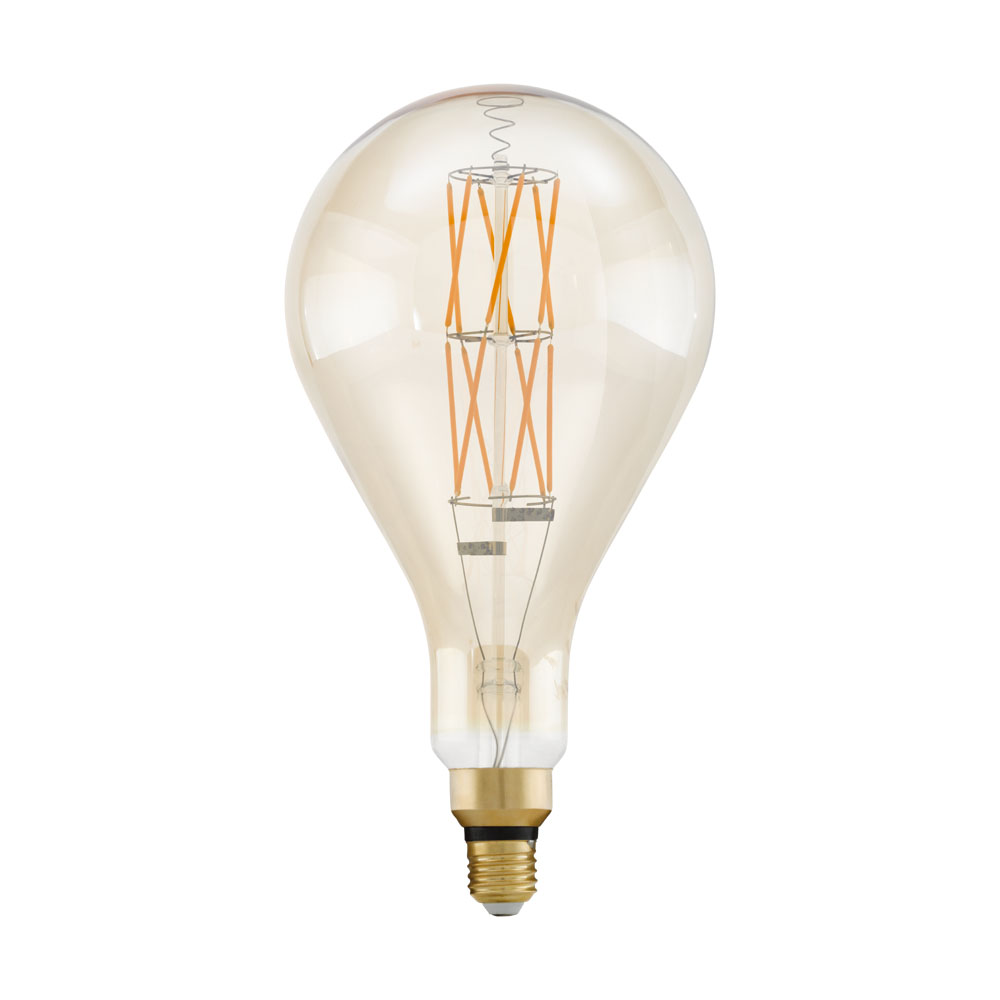 картинка Лампа светодиодная филаментная диммируемая Eglo E27 8W 2100К янтарь 11686 от магазина pro-decor.kz