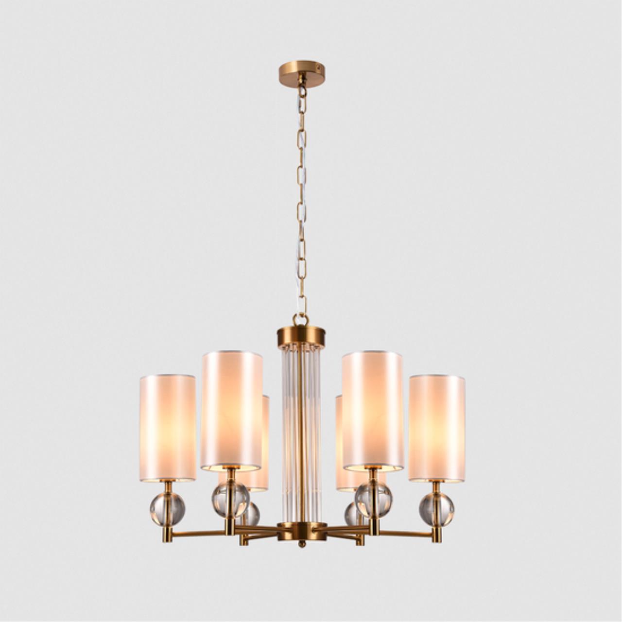 картинка Подвесная люстра Arte Lamp MATAR A4027LM-6PB от магазина pro-decor.kz