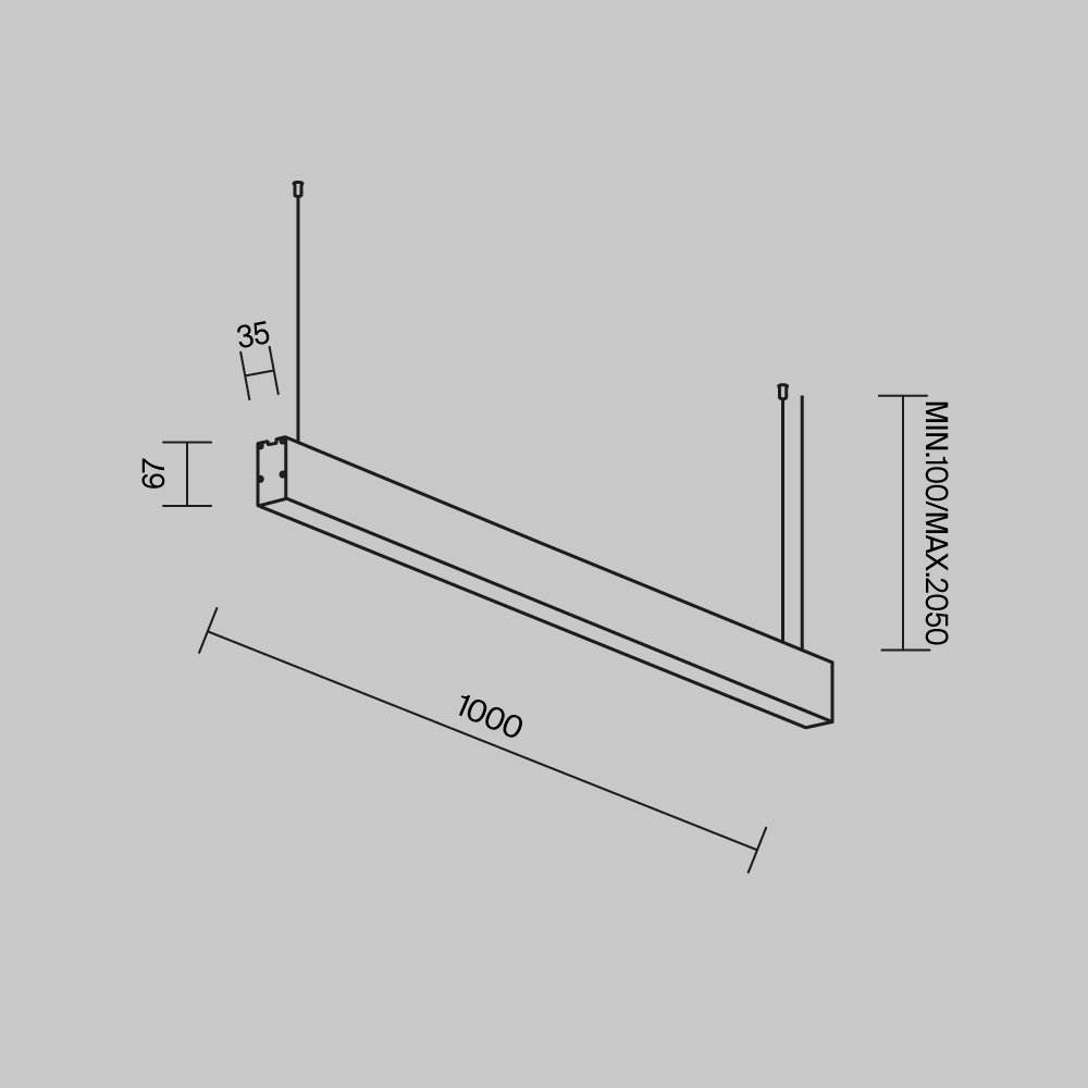картинка Линейный светильник Technical LL312044 от магазина pro-decor.kz