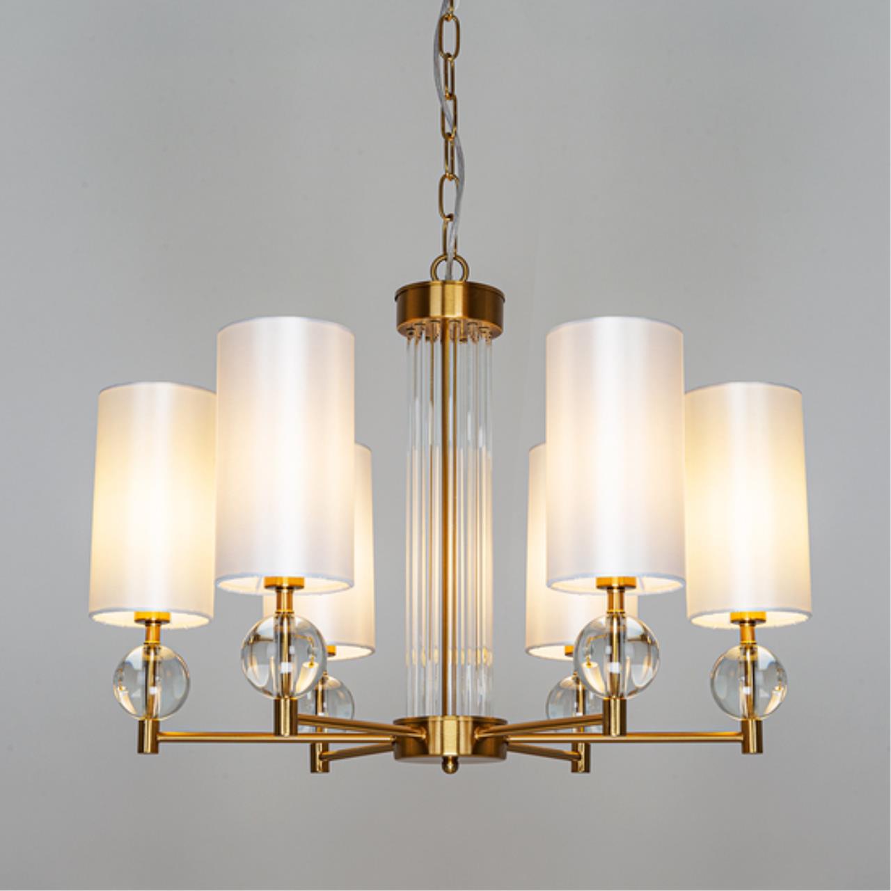 картинка Подвесная люстра Arte Lamp MATAR A4027LM-6PB от магазина pro-decor.kz