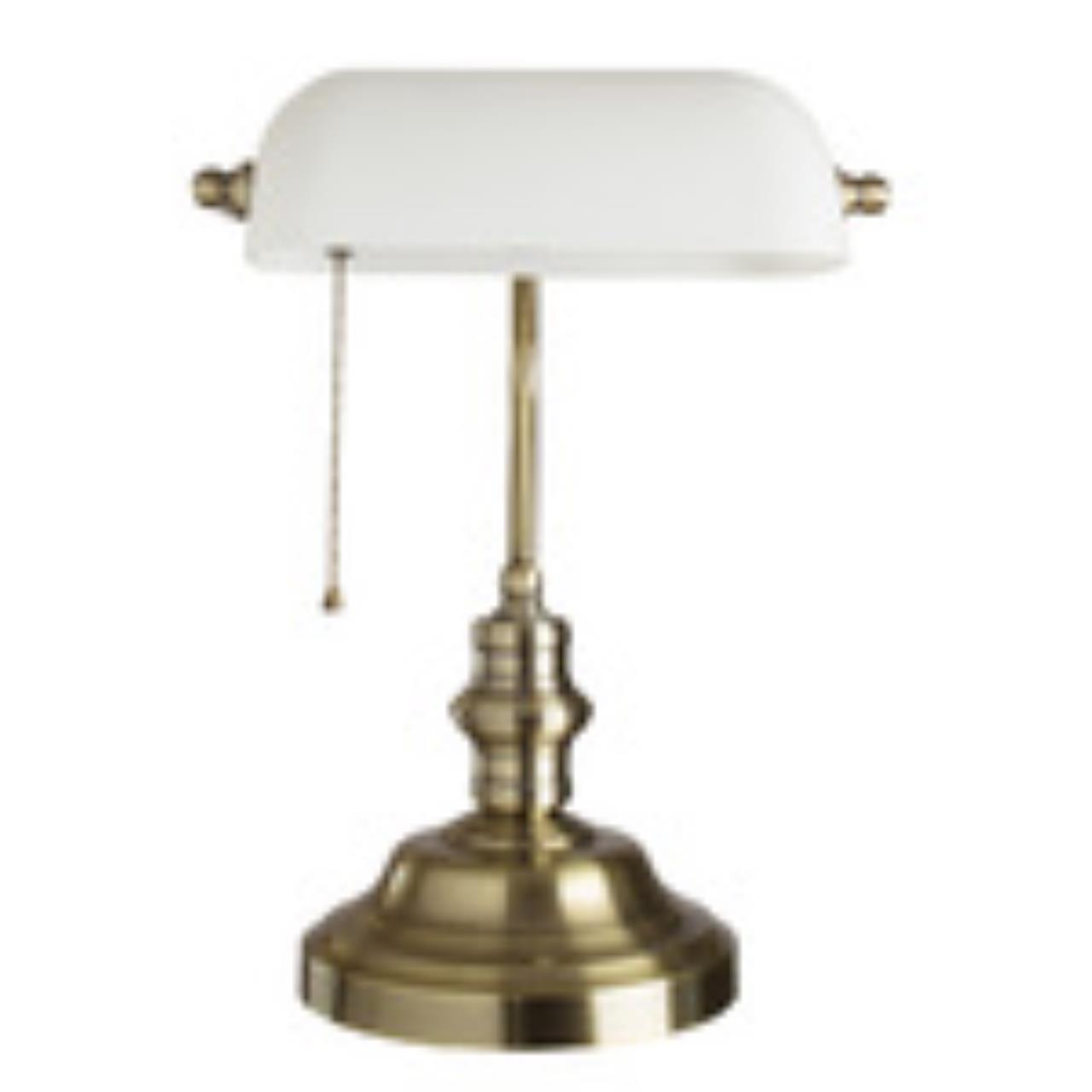 картинка Настольная лампа Arte Lamp Banker A2493LT-1AB от магазина pro-decor.kz