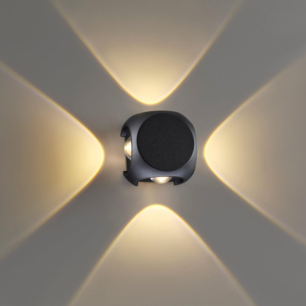 картинка Уличный настенный светодиодный светильник Odeon Light Hightech Miko 4222/8WL от магазина pro-decor.kz