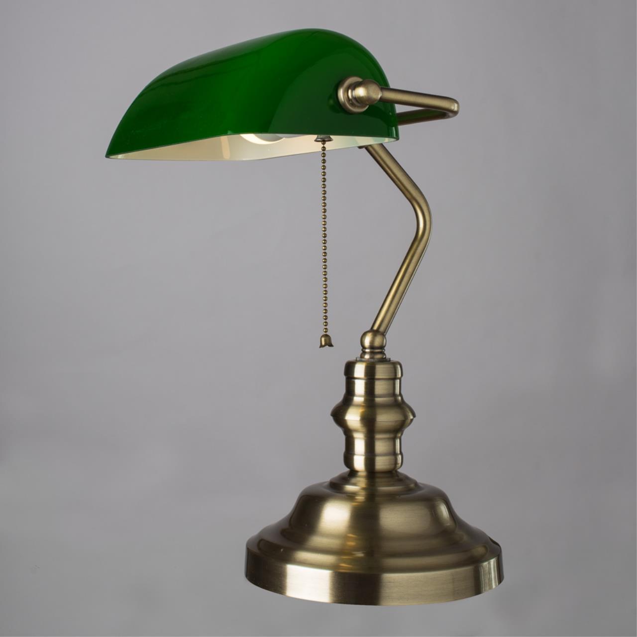 картинка Настольная лампа Arte Lamp Banker A2492LT-1AB от магазина pro-decor.kz
