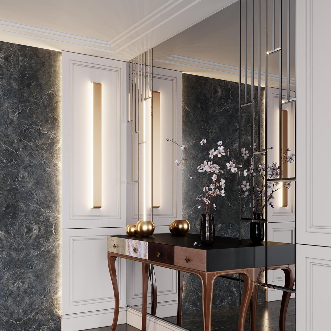 картинка Настенный светодиодный светильник Odeon Light Hightech Framant 4295/40WL от магазина pro-decor.kz