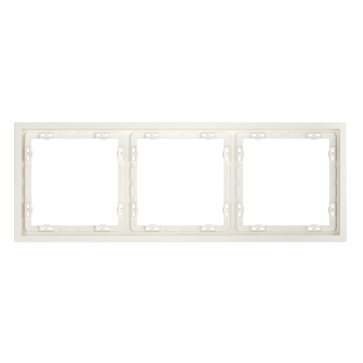 картинка Рамка пластиковая VOLTUM S70 на 3 пост, (хлопок) от магазина pro-decor.kz
