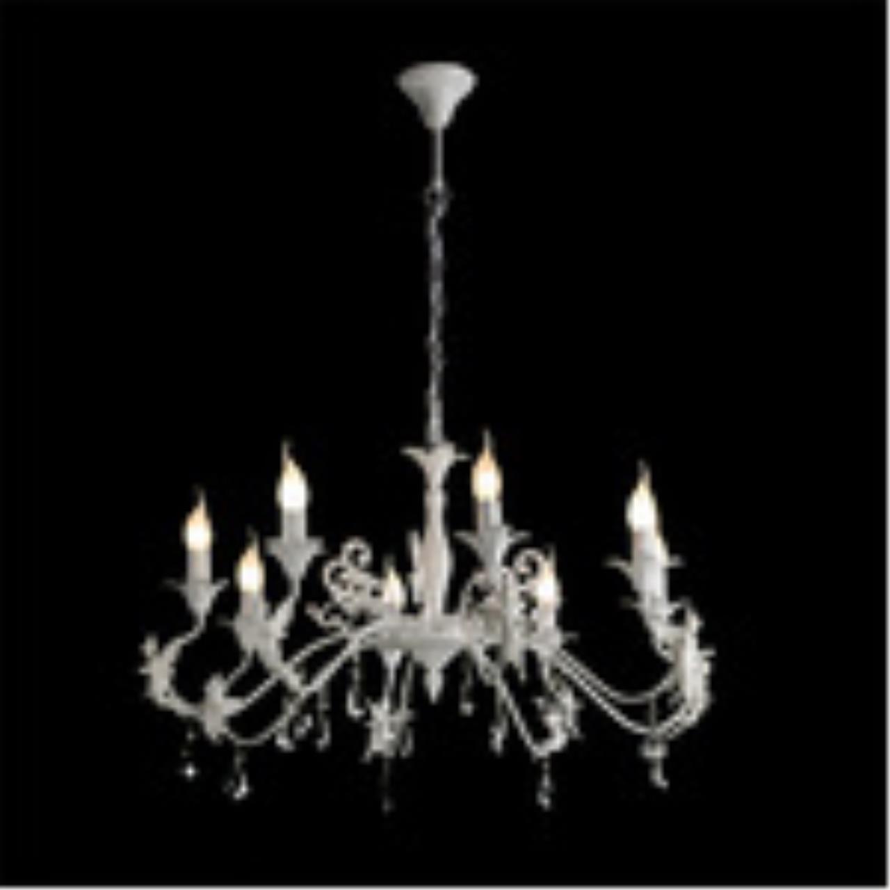 картинка Подвесная люстра Arte Lamp Angelina A5349LM-8WH от магазина pro-decor.kz