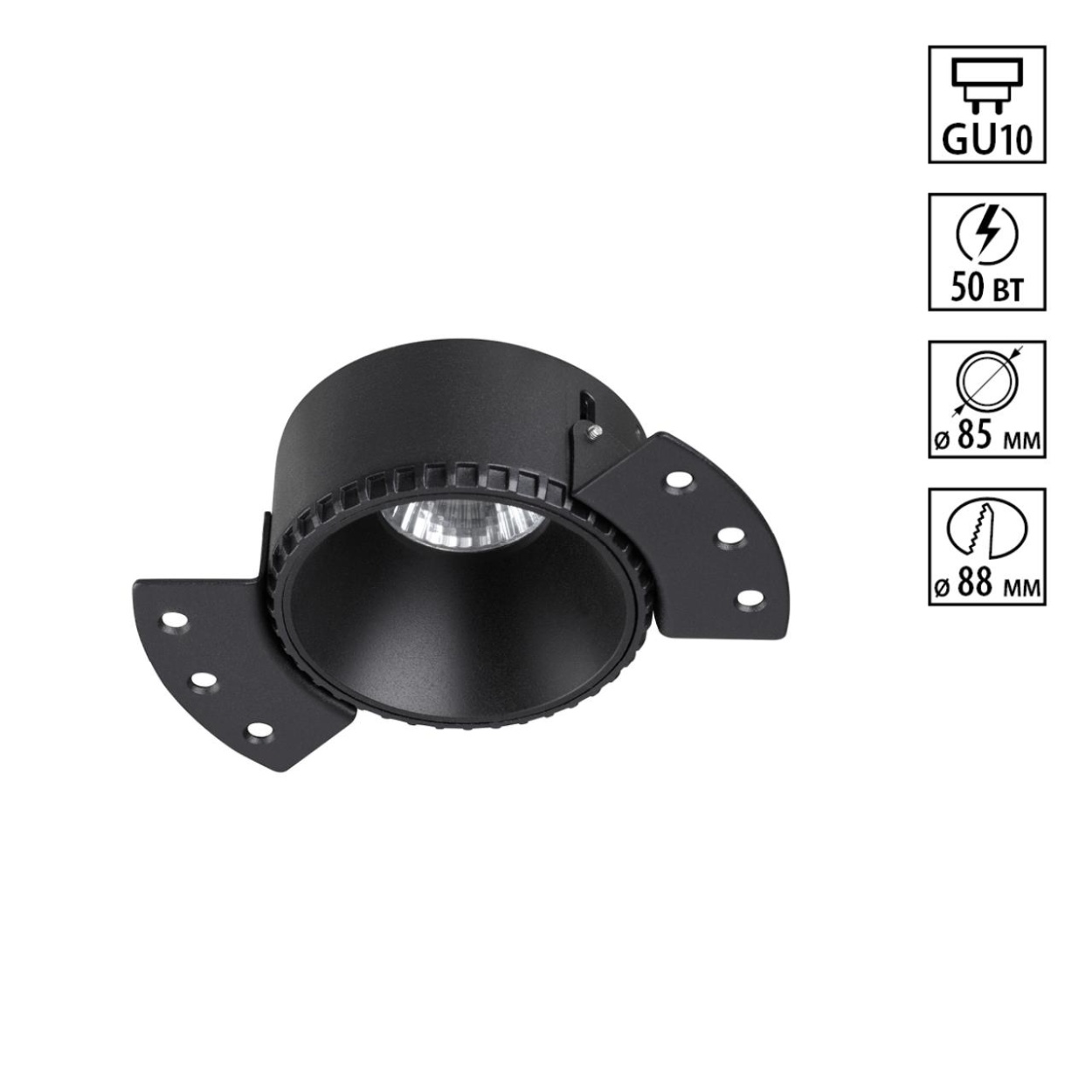 картинка 370996 Novotech Светильник встраиваемый для ГКЛ потолка NIMBUS от магазина pro-decor.kz