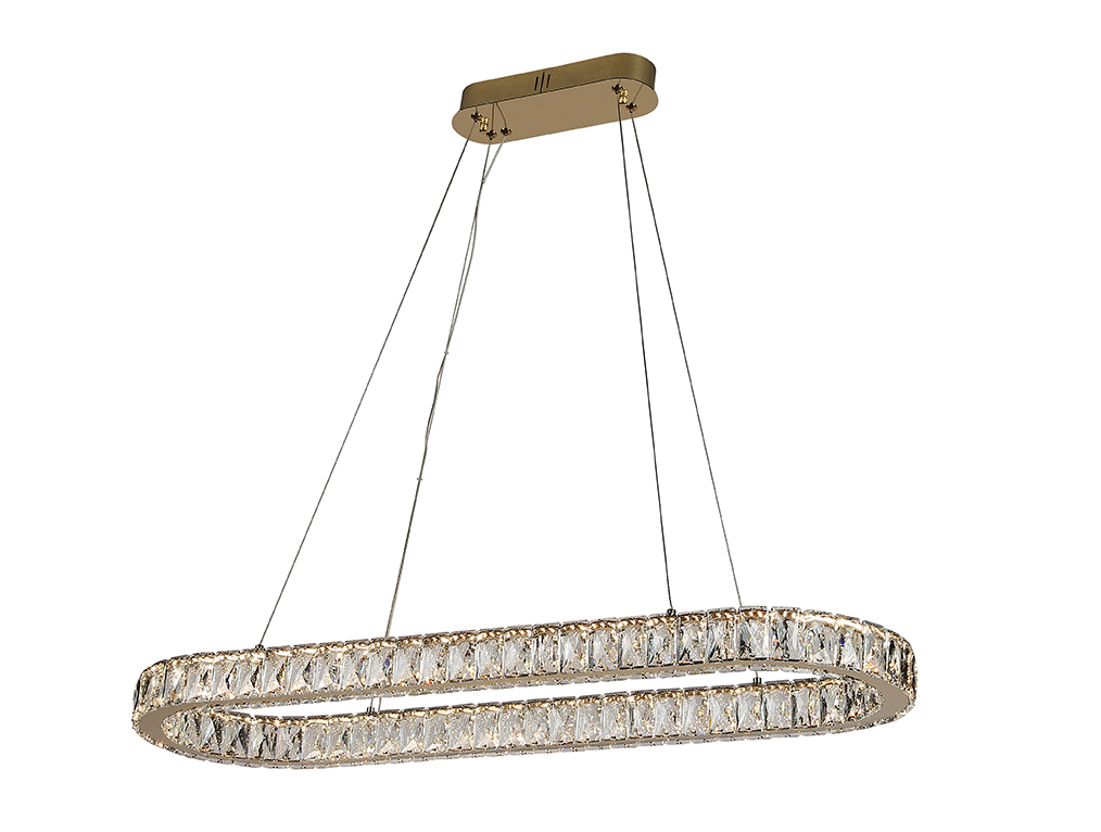 картинка NEWPORT 8580 8580/90 C oval gold, Люстра от магазина pro-decor.kz