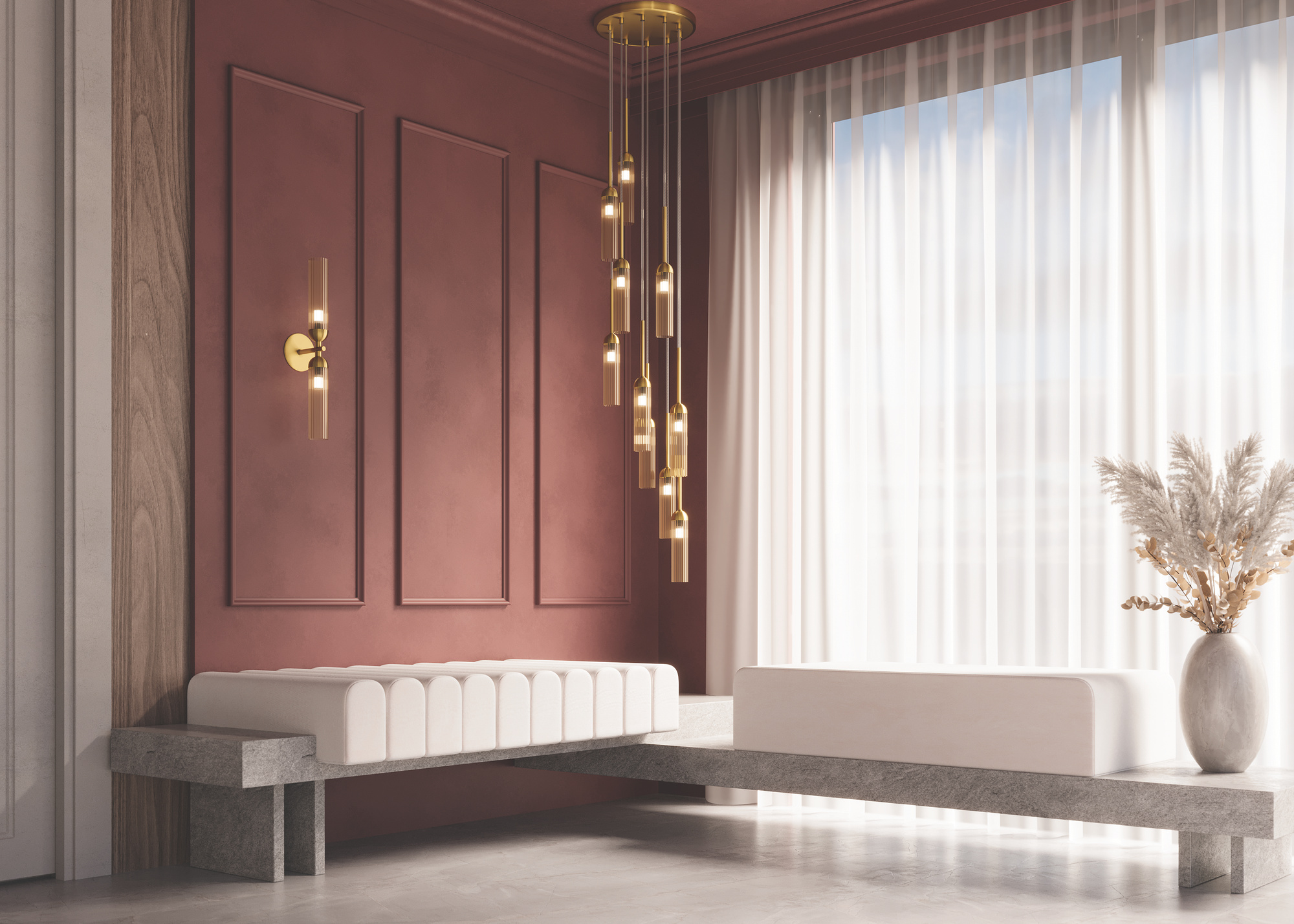 картинка Настенный светильник (бра) Freya FR5379WL-02G от магазина pro-decor.kz