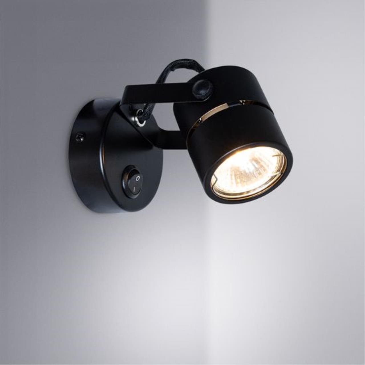 картинка Настенный светильник Arte Lamp MIZAR A1311AP-1BK от магазина pro-decor.kz