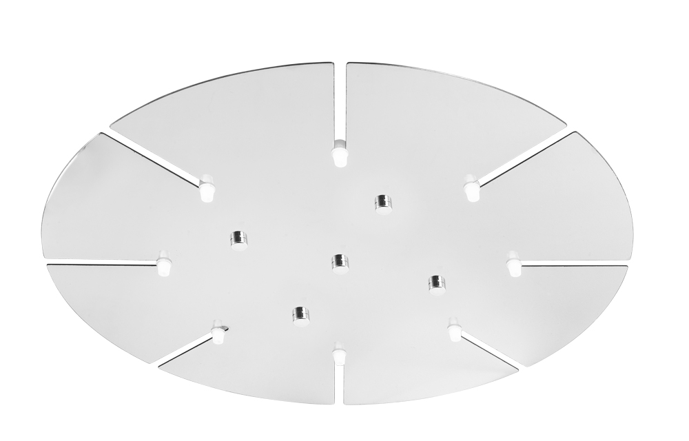 картинка Потолочная база D600-8 CHROME CRYSTAL LUX Потолочная база от магазина pro-decor.kz