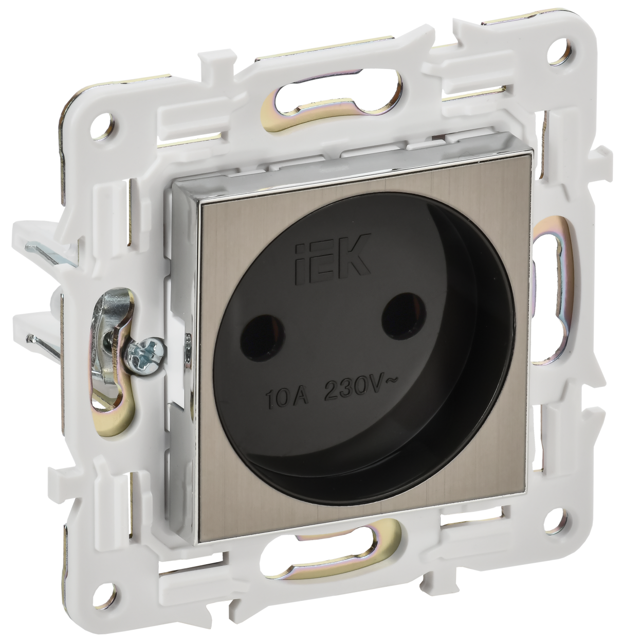 картинка SKANDY Роз. без з/к/ш 10А SK-R02N никель IEK от магазина pro-decor.kz