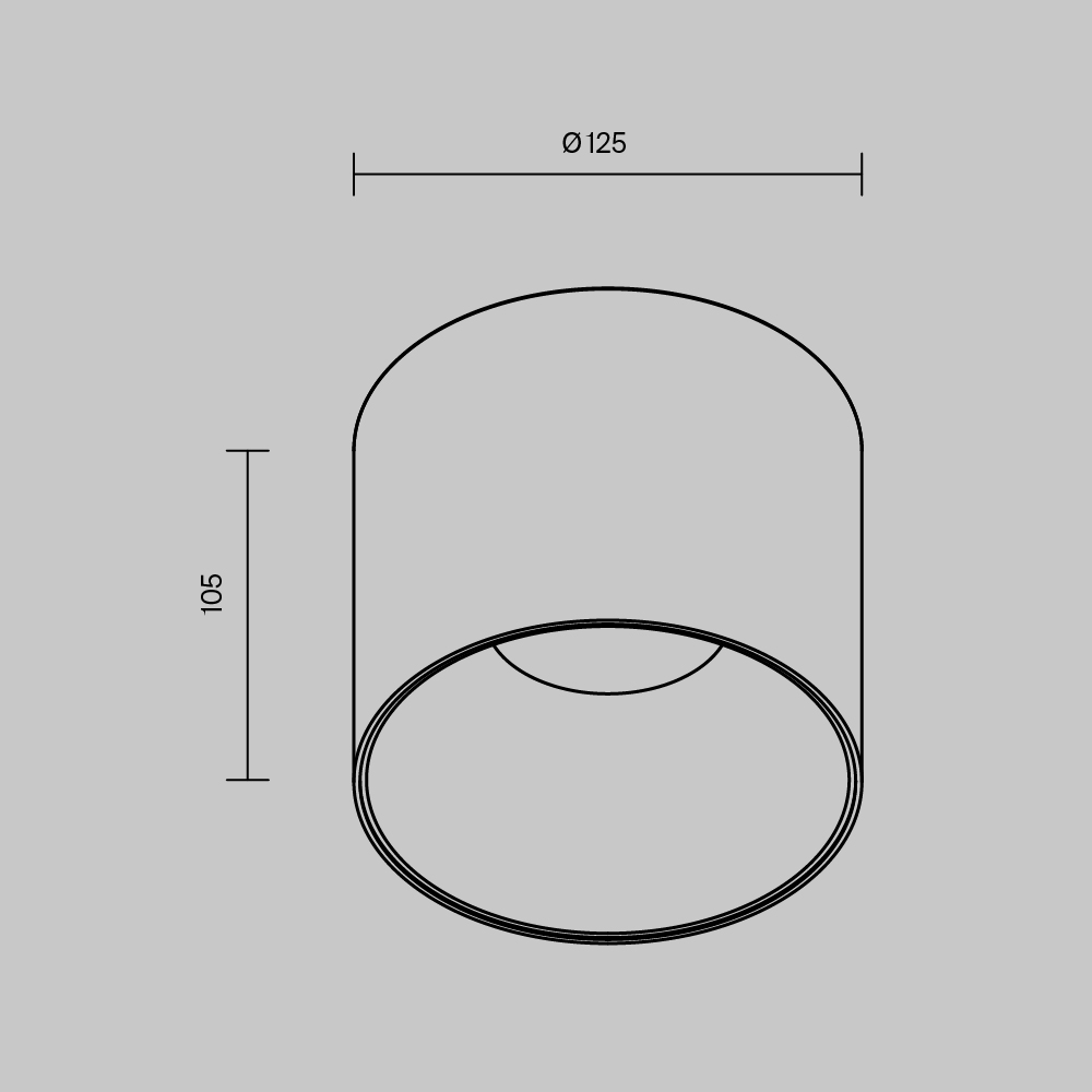 картинка Потолочный светильник Technical C064CL-01-25W4K-D-RD-B от магазина pro-decor.kz