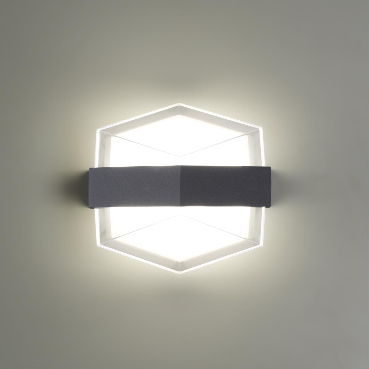 картинка Уличный настенный светодиодный светильник Novotech Street Kaimas 358574 магазин pro-decor.kz являющийся официальным дистрибьютором в Казахстане картинка Уличный настенный светодиодный светильник Novotech Street Kaimas 358574 от магазина pro-decor.kz