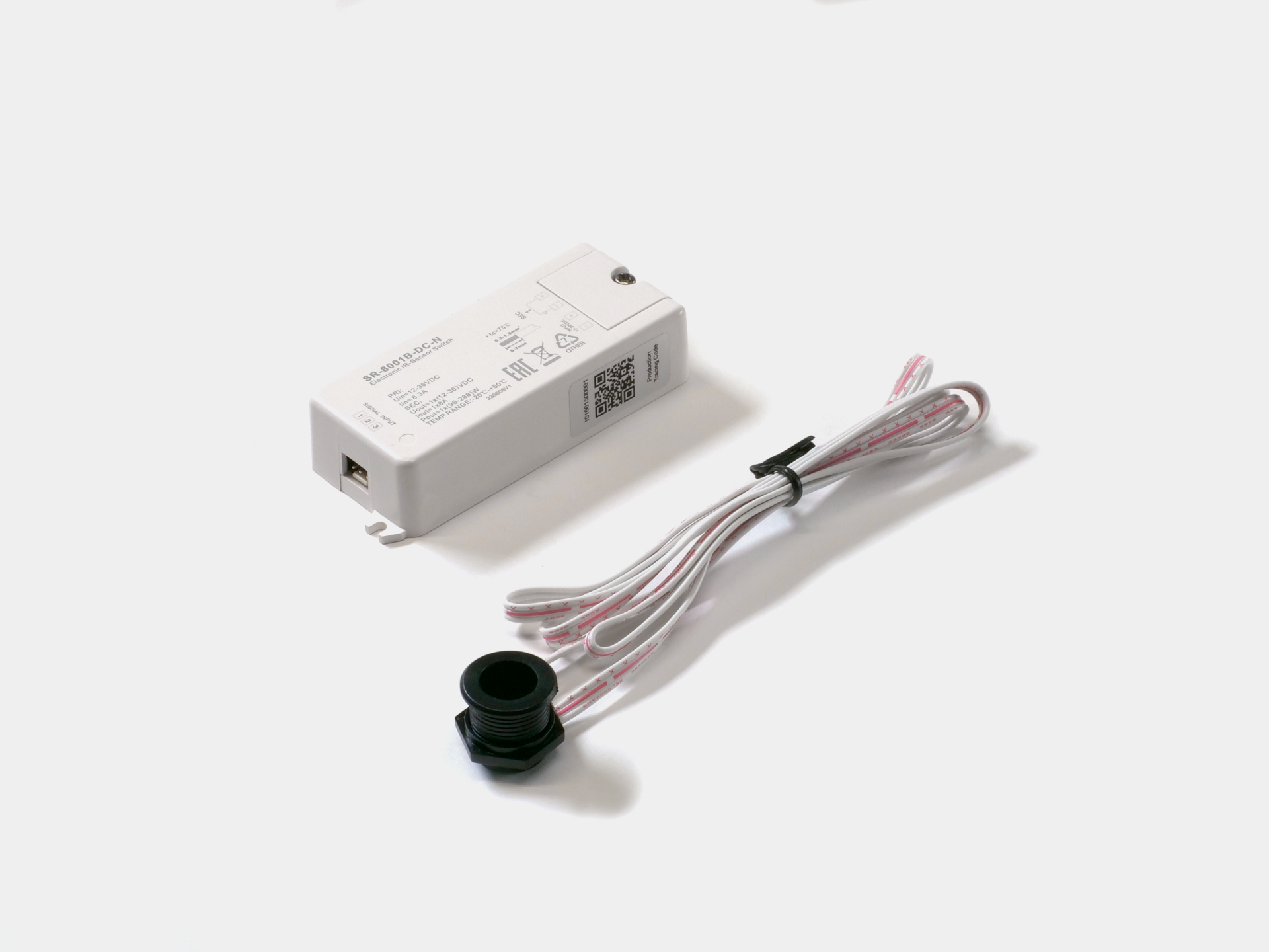 картинка "ИК-датчик ""открытие-закрытие двери"" черный 12-36 В" от магазина pro-decor.kz