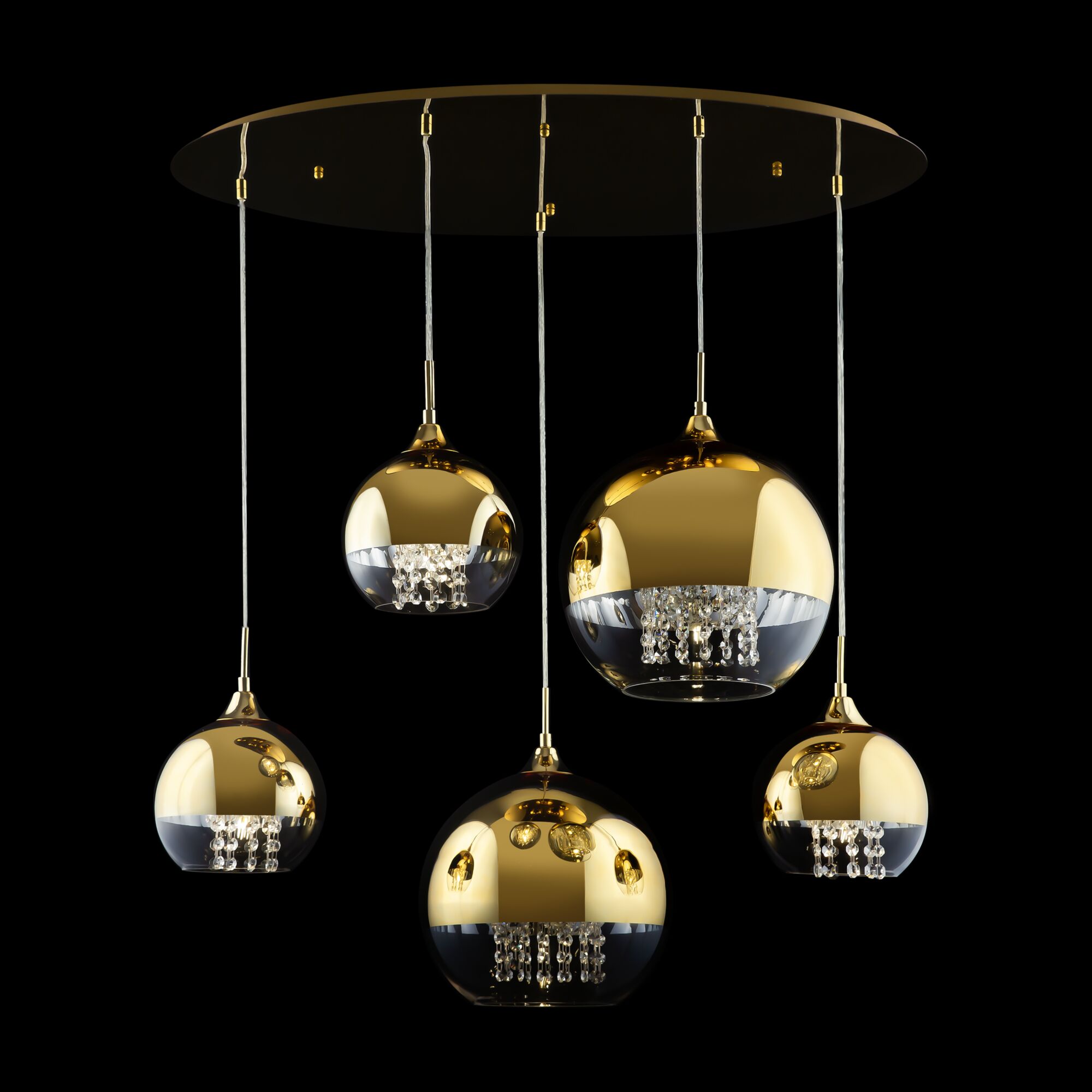 картинка Подвесная люстра Maytoni Fermi P140-PL-170-5-G магазин pro-decor.kz являющийся официальным дистрибьютором в Казахстане картинка Подвесная люстра Maytoni Fermi P140-PL-170-5-G от магазина pro-decor.kz