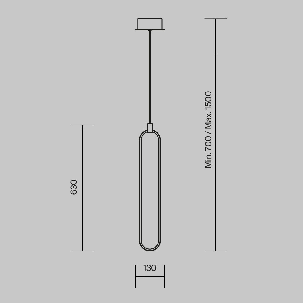 картинка Подвесной светодиодный светильник Maytoni Chain MOD017PL-L13G от магазина pro-decor.kz