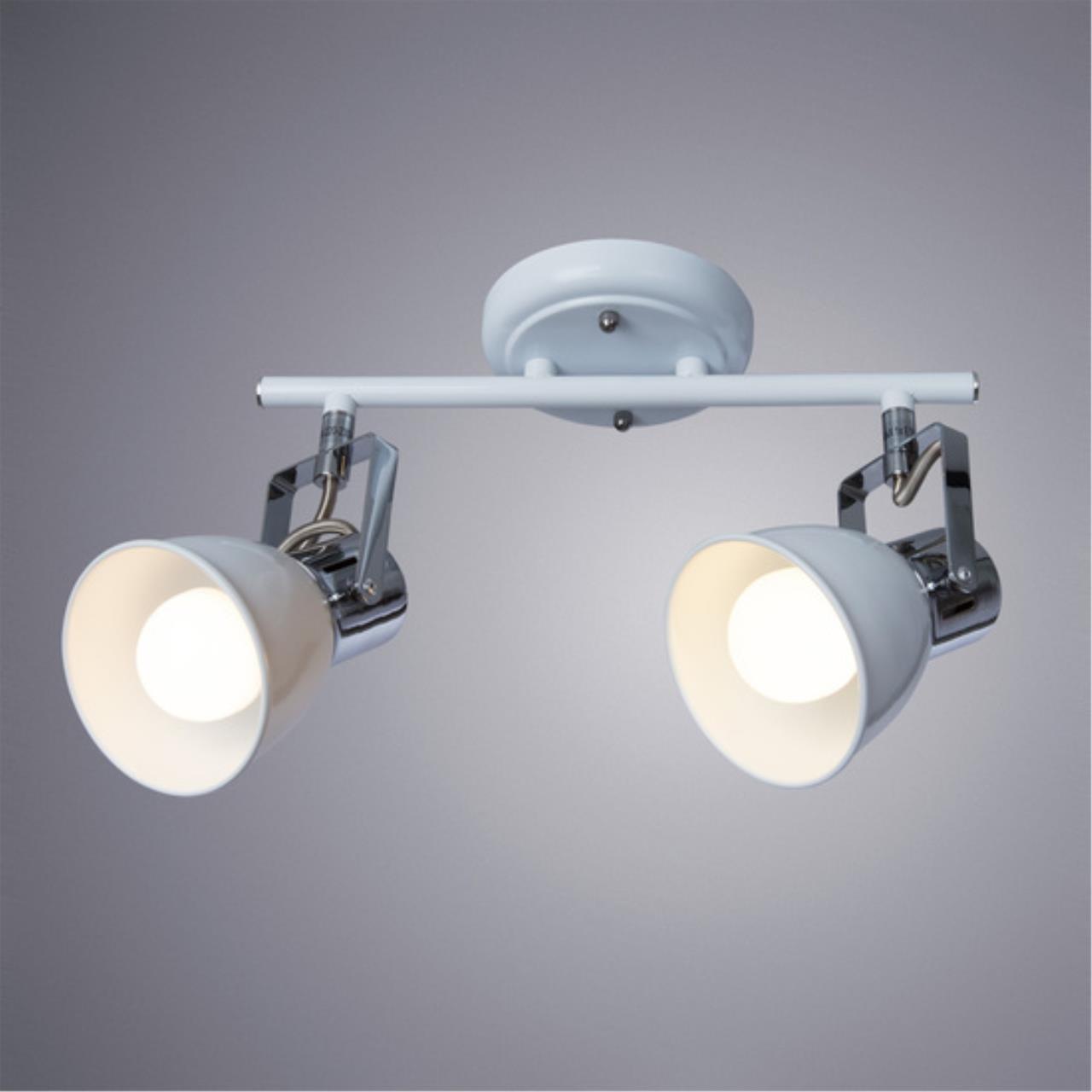 картинка Спот Arte Lamp A1677PL-2WH магазин pro-decor.kz являющийся официальным дистрибьютором в Казахстане картинка Спот Arte Lamp A1677PL-2WH от магазина pro-decor.kz