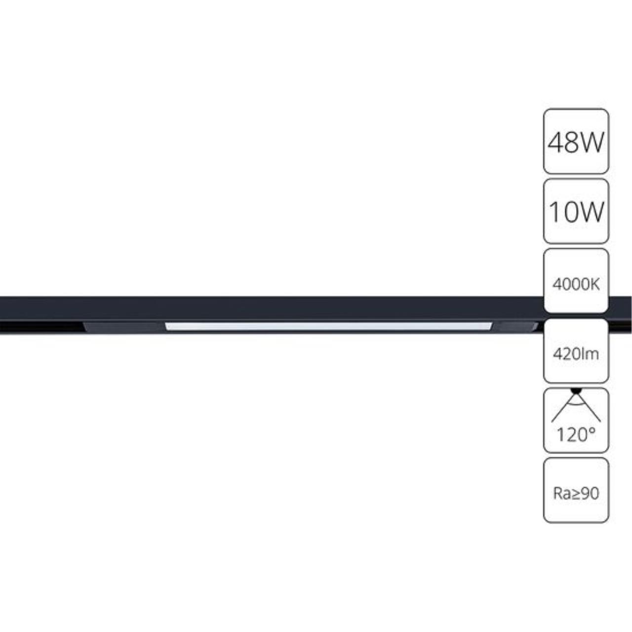 картинка Магнитный трековый светильник Arte Lamp OPTIMA A7263PL-1BK от магазина pro-decor.kz