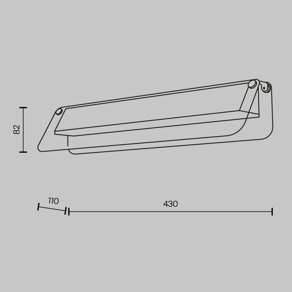 картинка Настенный светильник (бра) Maytoni MOD296WL-L10BS3K от магазина pro-decor.kz