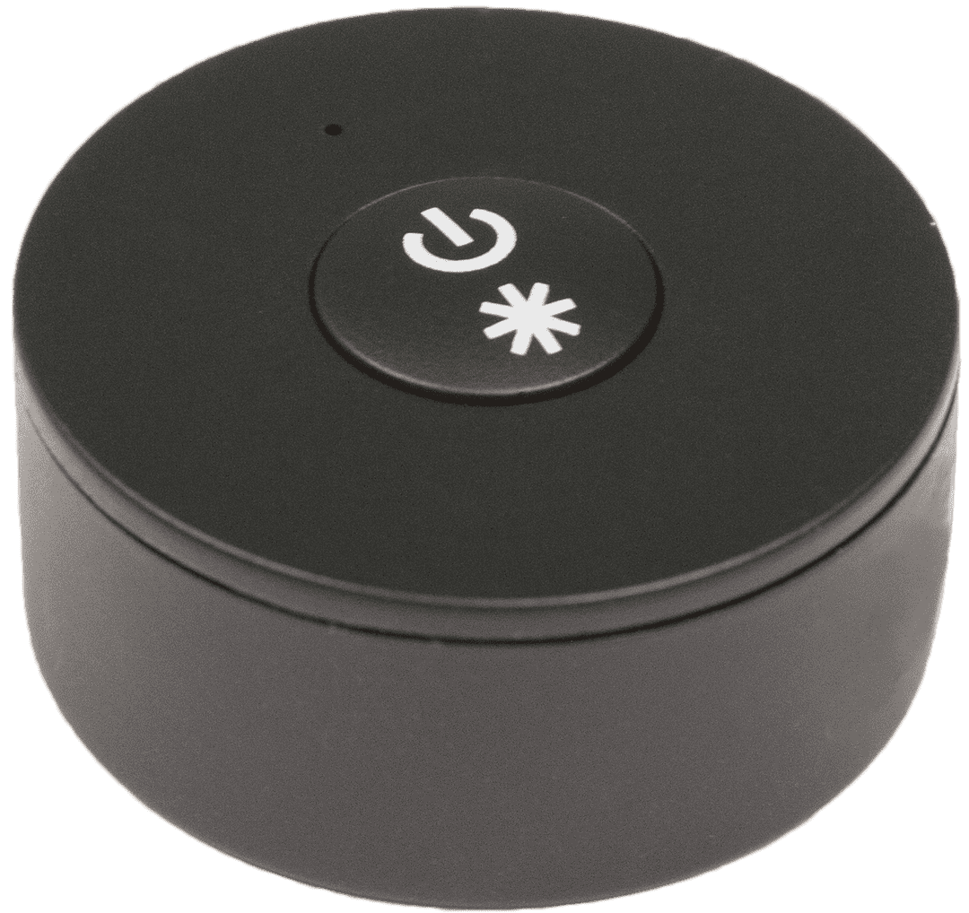 картинка Мини радио пульт DESK-MINI-B на 1 зону с возможностью диммирования. черн. от магазина pro-decor.kz