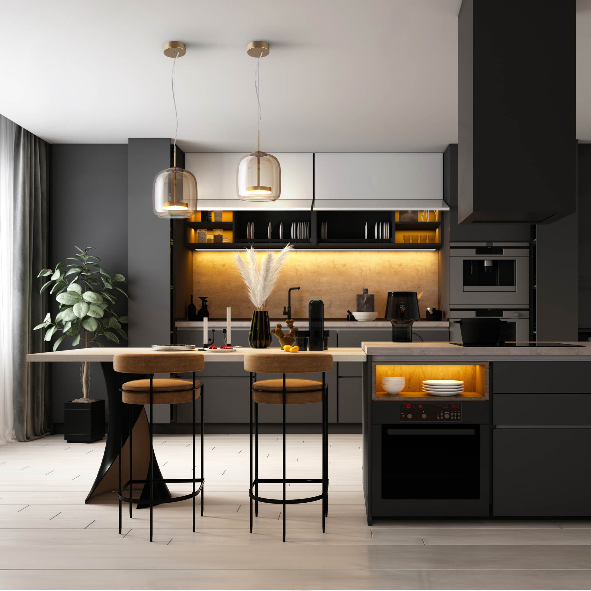 картинка Подвесной светильник Maytoni MOD128PL-L6AM от магазина pro-decor.kz