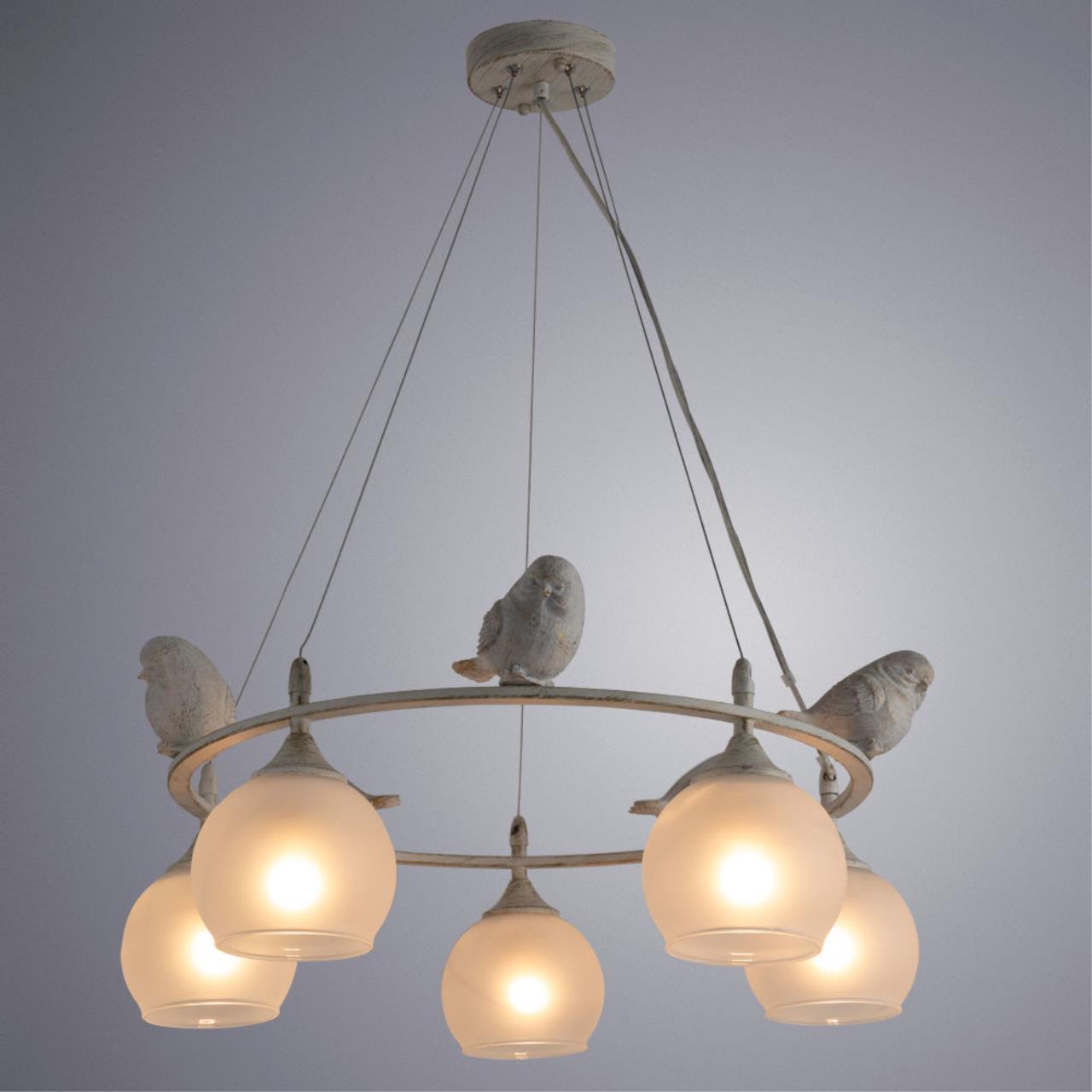 картинка Подвесная люстра Arte Lamp Gemelli A2150SP-5WG магазин pro-decor.kz являющийся официальным дистрибьютором в Казахстане картинка Подвесная люстра Arte Lamp Gemelli A2150SP-5WG от магазина pro-decor.kz