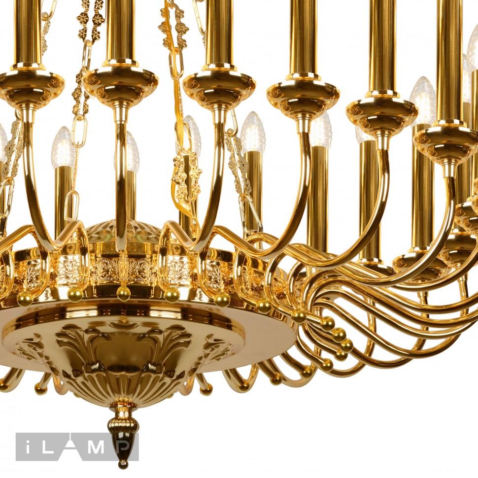 картинка Подвесная люстра iLamp Louvre MD8551-30 GD магазин pro-decor.kz являющийся официальным дистрибьютором в Казахстане картинка Подвесная люстра iLamp Louvre MD8551-30 GD от магазина pro-decor.kz