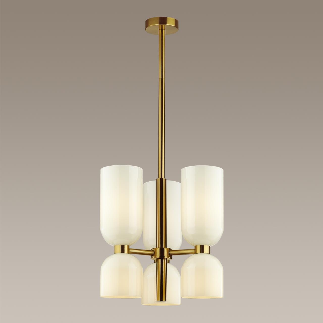 картинка Подвесная люстра Odeon Light Midcent Orinoco 4798/6 от магазина pro-decor.kz