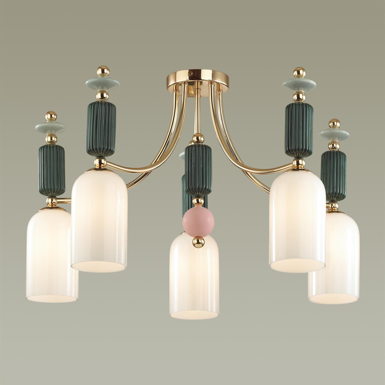 картинка Потолочная люстра Odeon Light Classic Candy 4861/5C магазин pro-decor.kz являющийся официальным дистрибьютором в Казахстане картинка Потолочная люстра Odeon Light Classic Candy 4861/5C от магазина pro-decor.kz