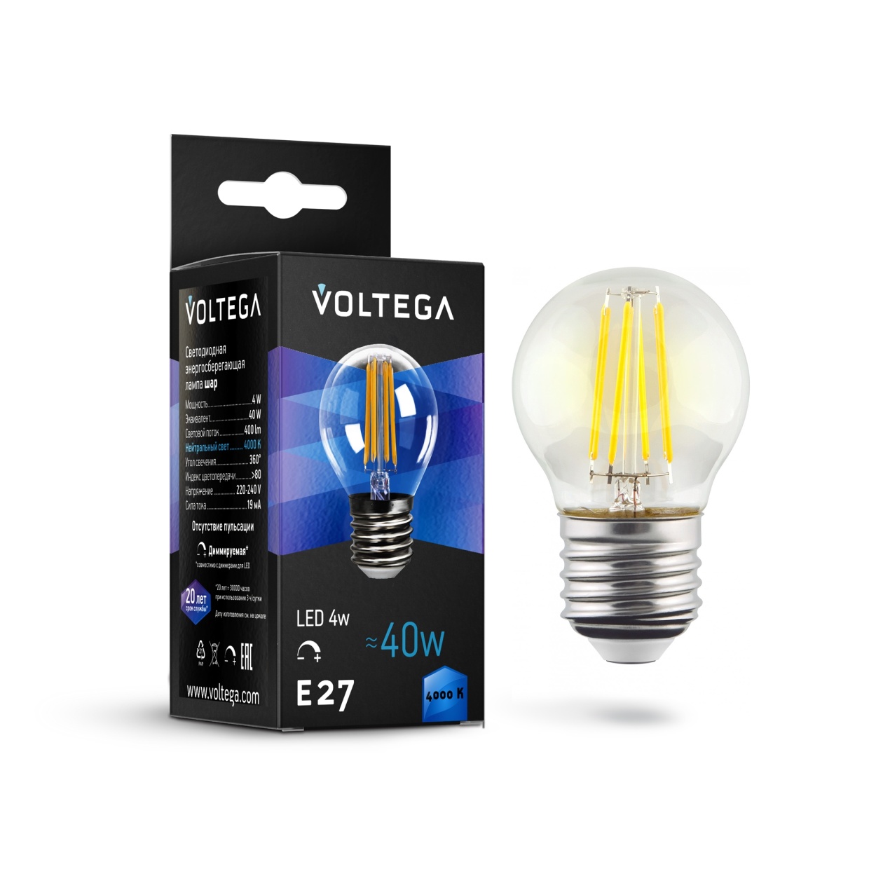 картинка Лампочка Voltega 8467 от магазина pro-decor.kz