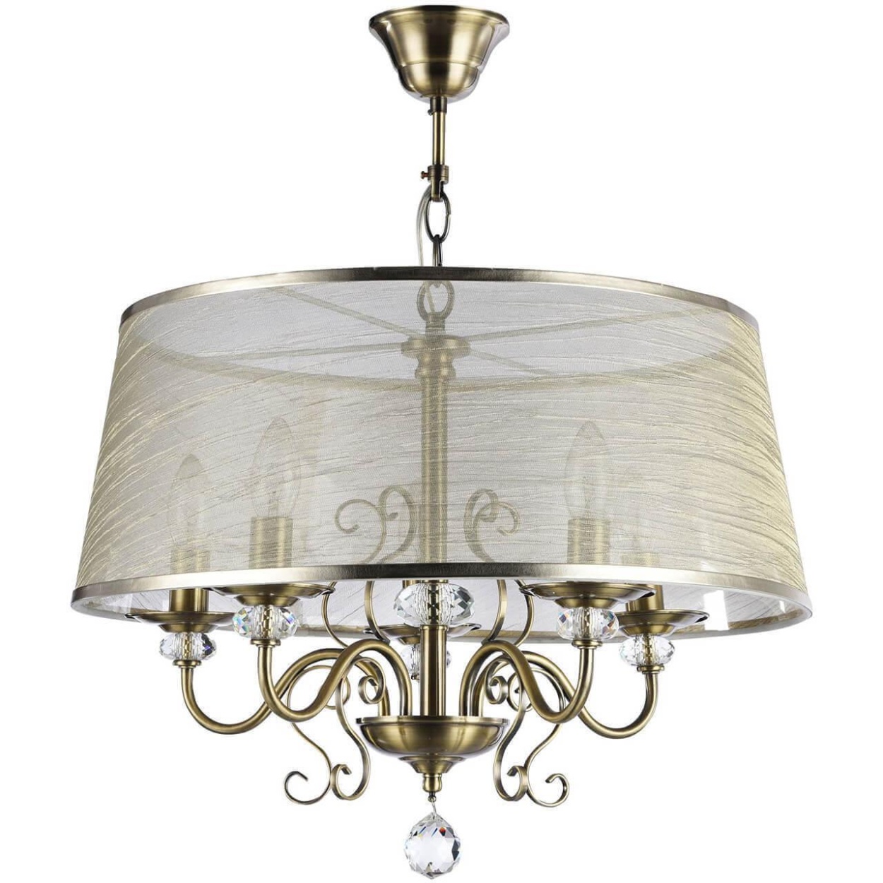 картинка Подвесная люстра Freya Driana FR2405-PL-05C-BZ от магазина pro-decor.kz