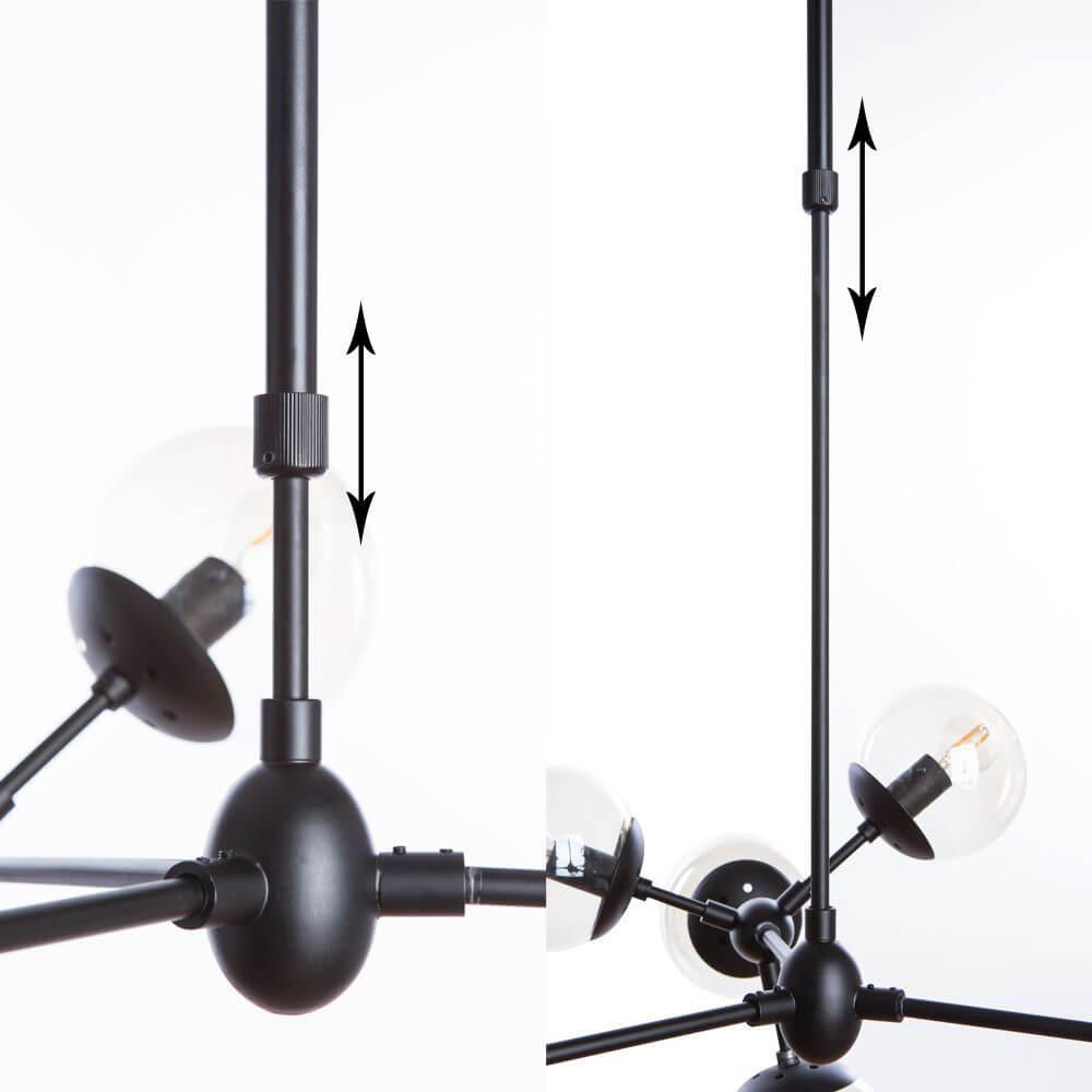картинка Подвесная люстра Arte Lamp BOLLA A1664SP-12BK от магазина pro-decor.kz