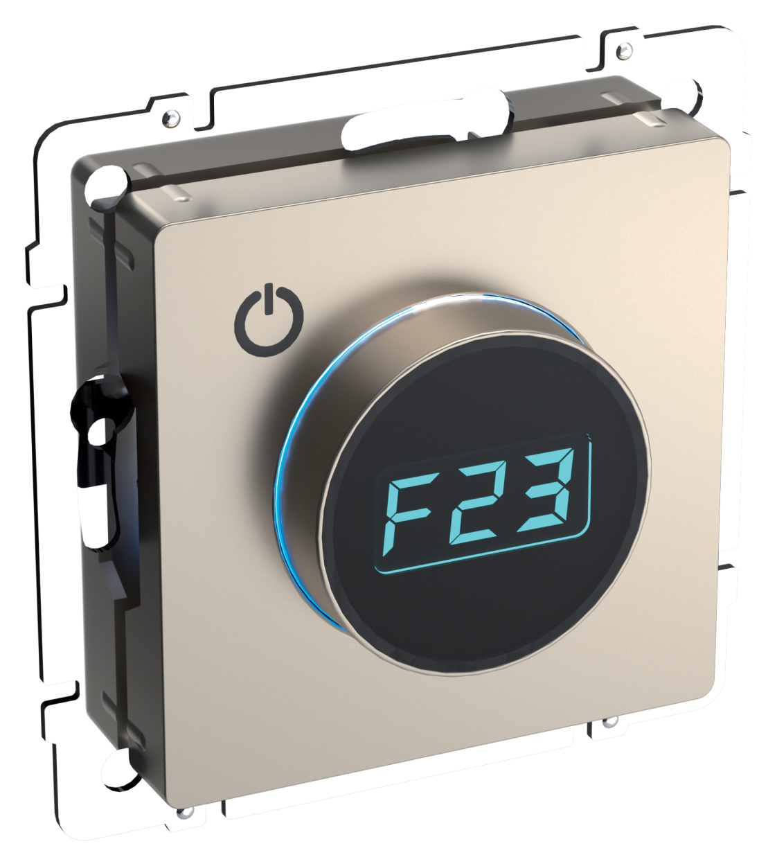 картинка BRITE Термостат электронный с инд. ТС10-1-БрШ шамп. IEK от магазина pro-decor.kz