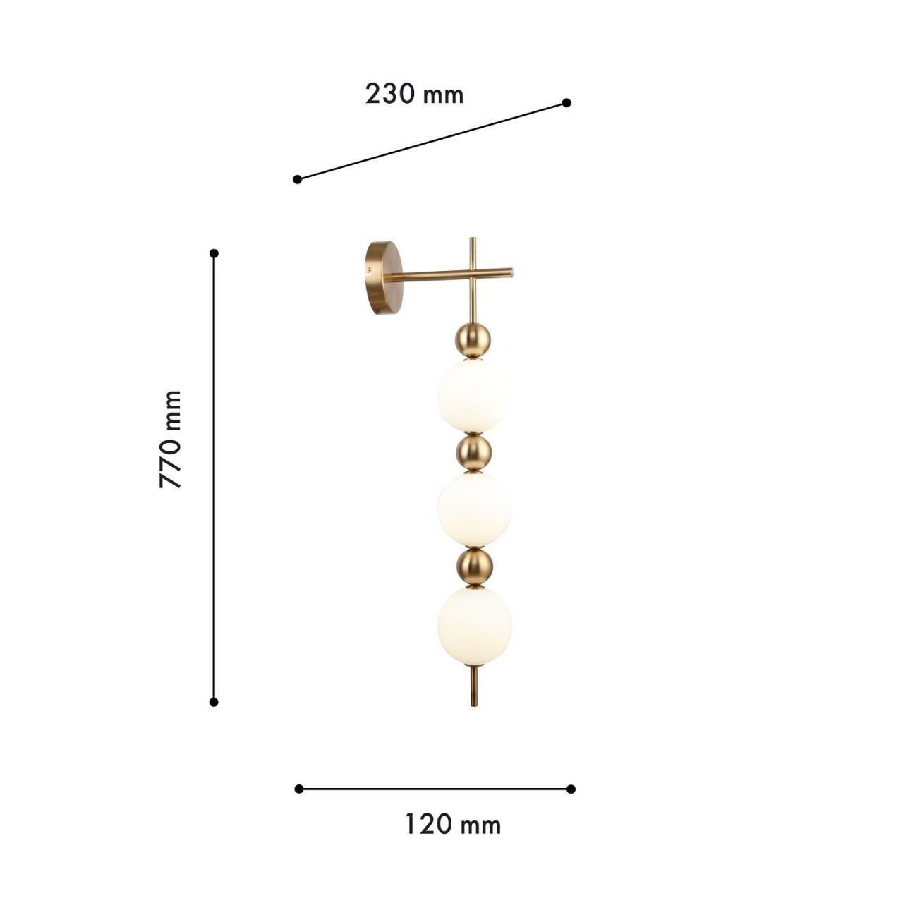 картинка Настенный светильник Chantra 4088-3W от магазина pro-decor.kz