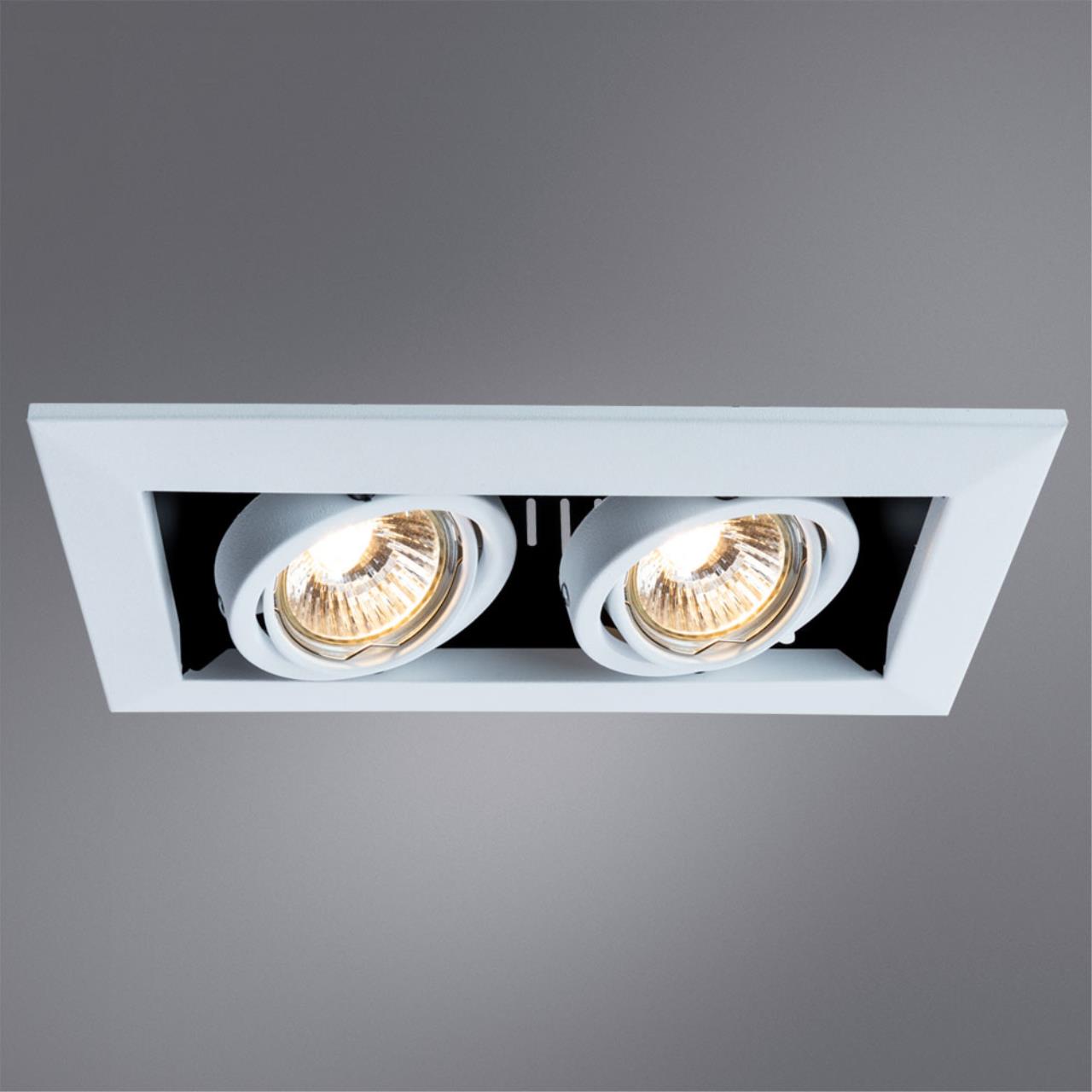 картинка Встраиваемый светильник Arte Lamp Technika A5941PL-2WH магазин pro-decor.kz являющийся официальным дистрибьютором в Казахстане картинка Встраиваемый светильник Arte Lamp Technika A5941PL-2WH от магазина pro-decor.kz