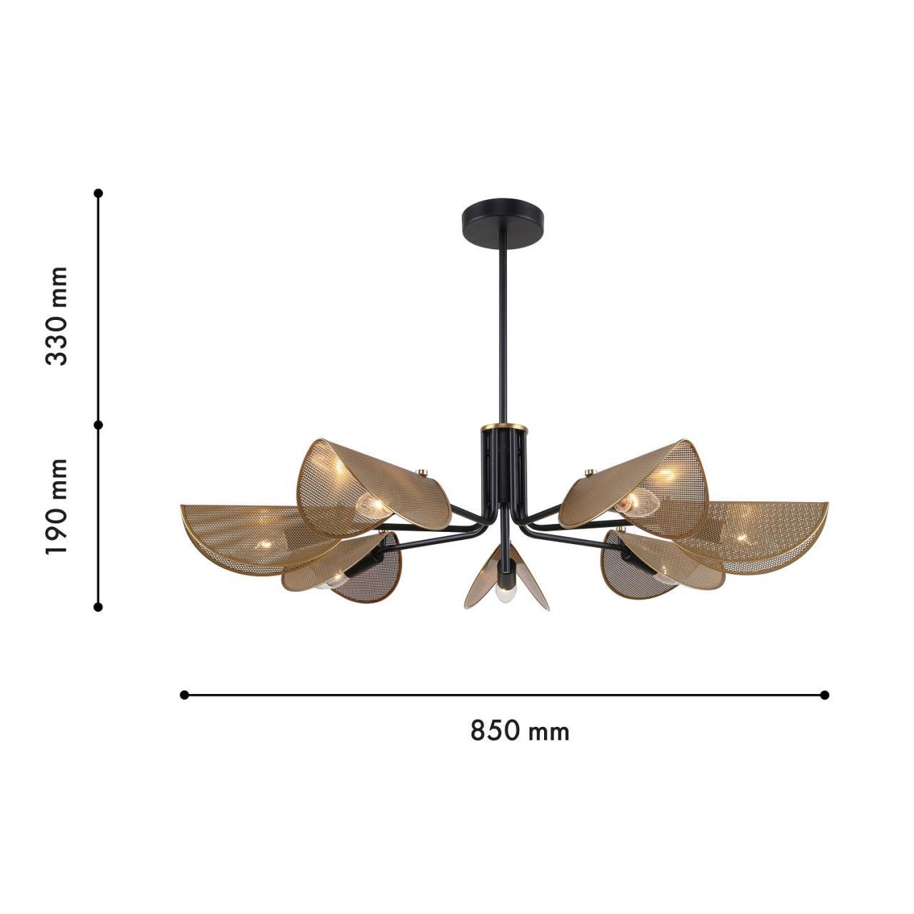 картинка Потолочная люстра Harsh 4082-7P от магазина pro-decor.kz