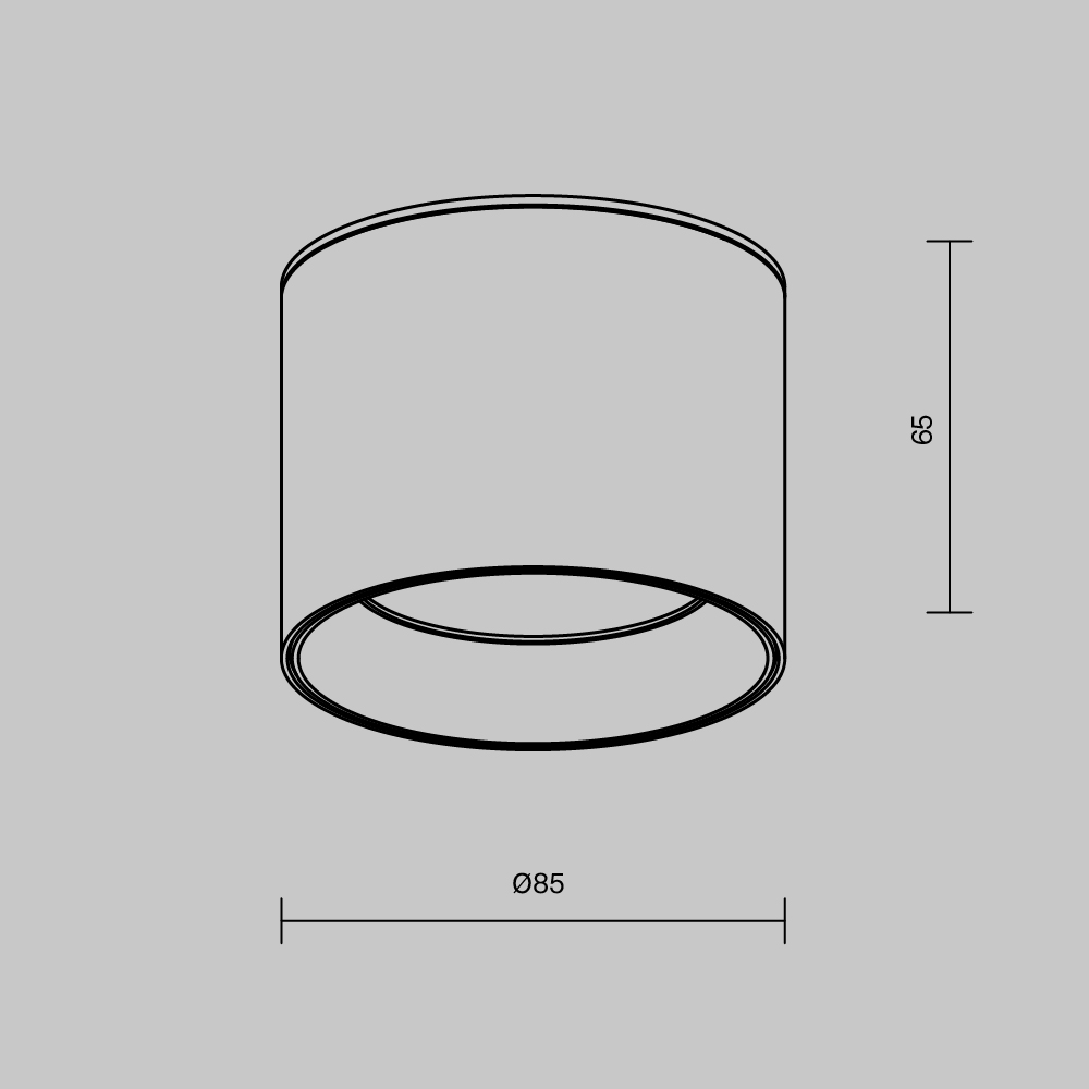 картинка Потолочный светильник Technical C096L-GX53-WBS от магазина pro-decor.kz