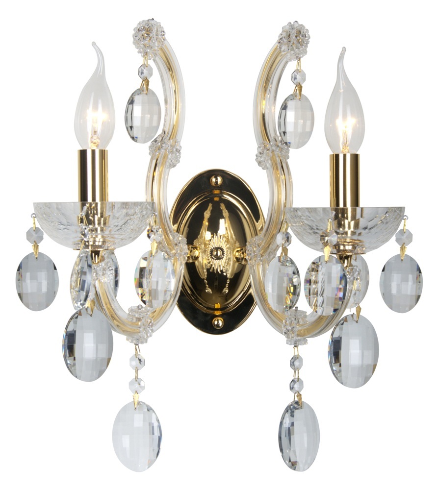картинка Бра Crystal Lux HOLLYWOOD AP2 GOLD Crystal Lux 2011/402 от магазина pro-decor.kz