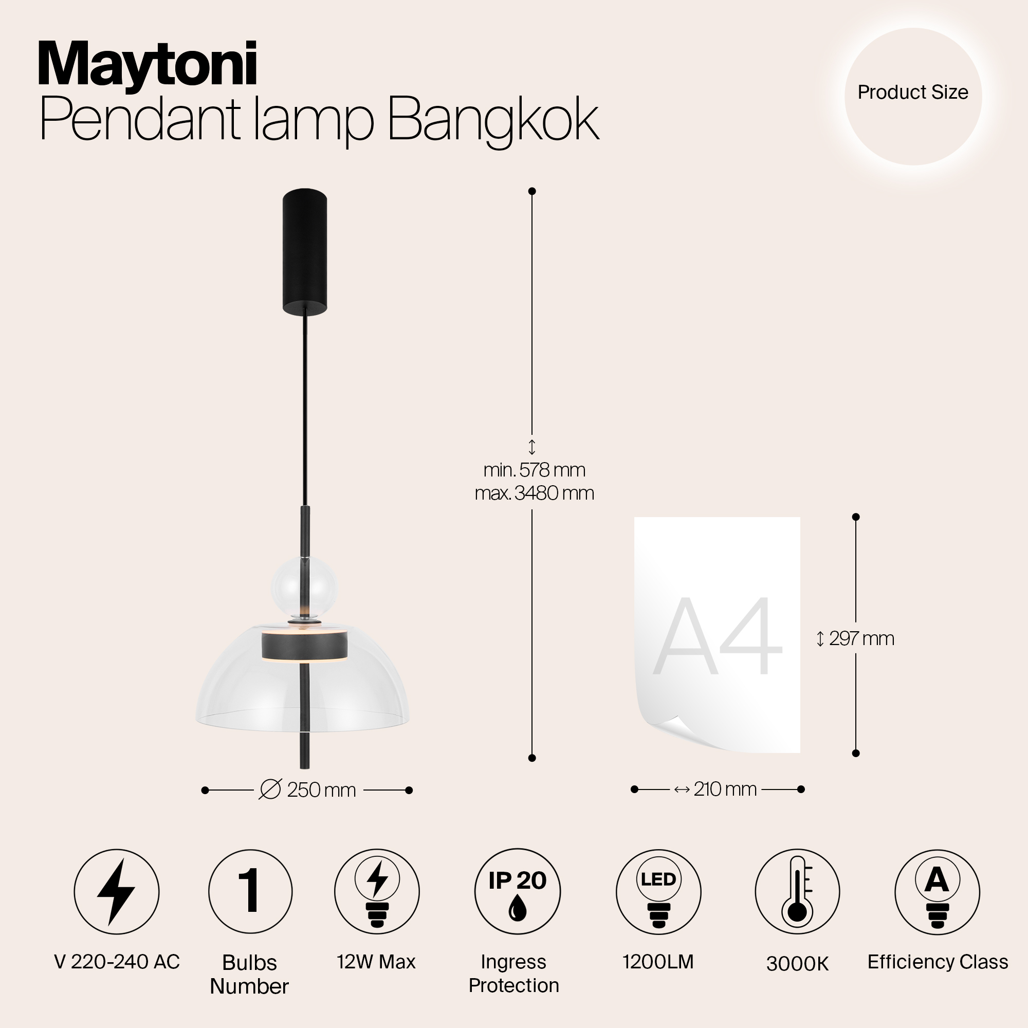 картинка Подвесной светильник Maytoni MOD185PL-L6B3K1 магазин pro-decor.kz являющийся официальным дистрибьютором в Казахстане картинка Подвесной светильник Maytoni MOD185PL-L6B3K1 от магазина pro-decor.kz