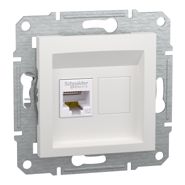 картинка Asfora розетка компьютерная Schneider Electric EPH4370121 от магазина pro-decor.kz