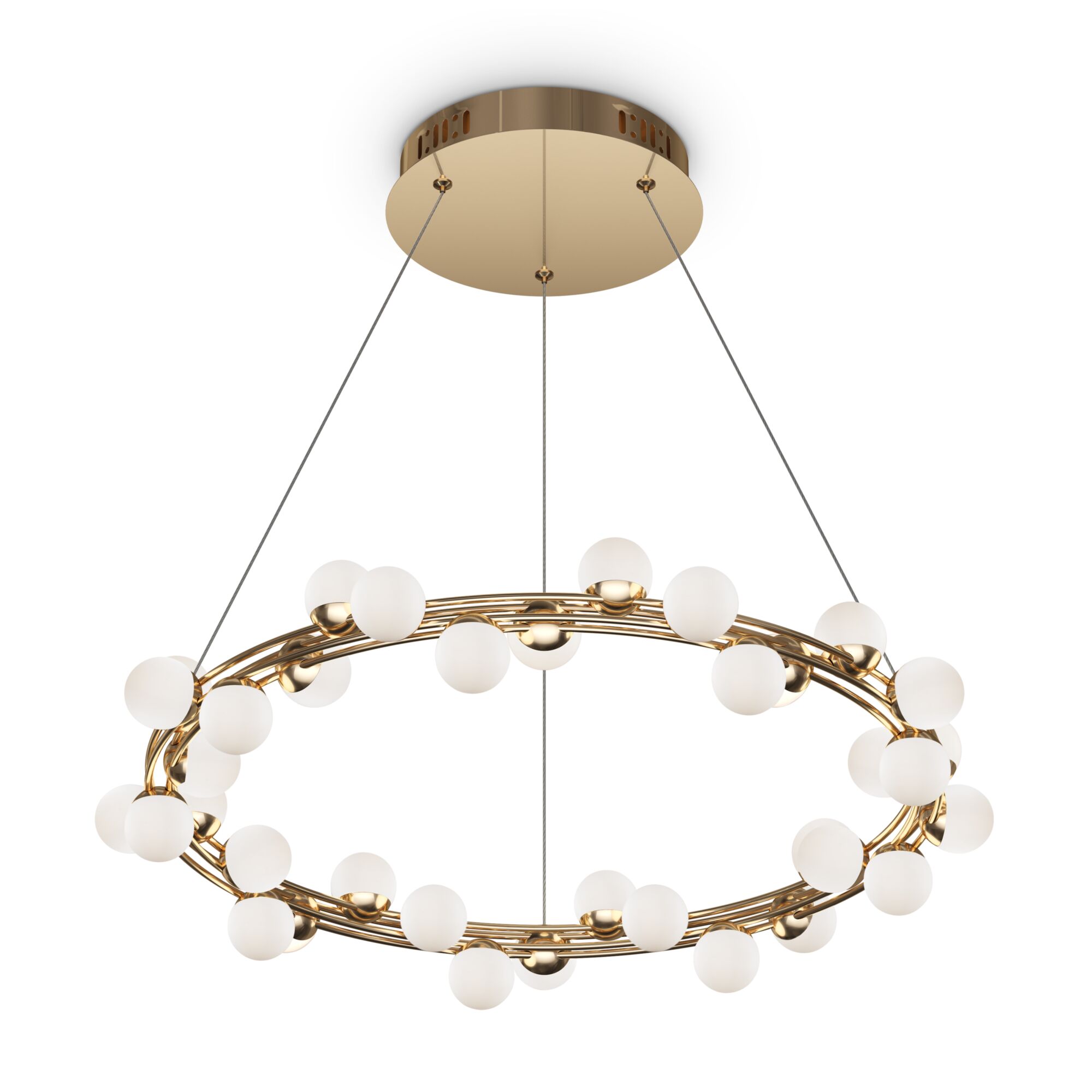 картинка Подвесная светодиодная люстра Maytoni Tessara MOD081PL-L50G3K от магазина pro-decor.kz