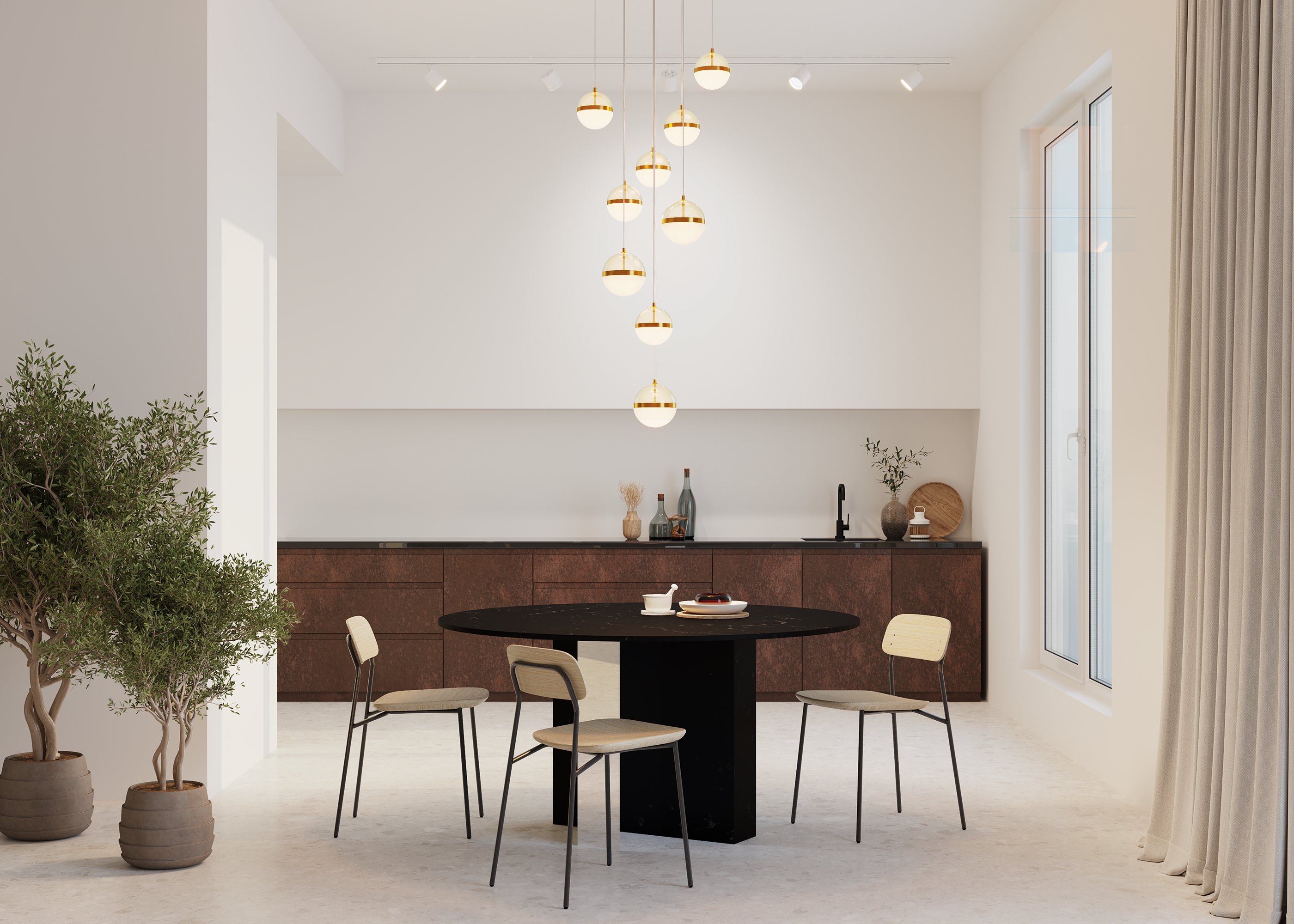 картинка Подвесной светильник Maytoni MOD295PL-L120BBS3K от магазина pro-decor.kz