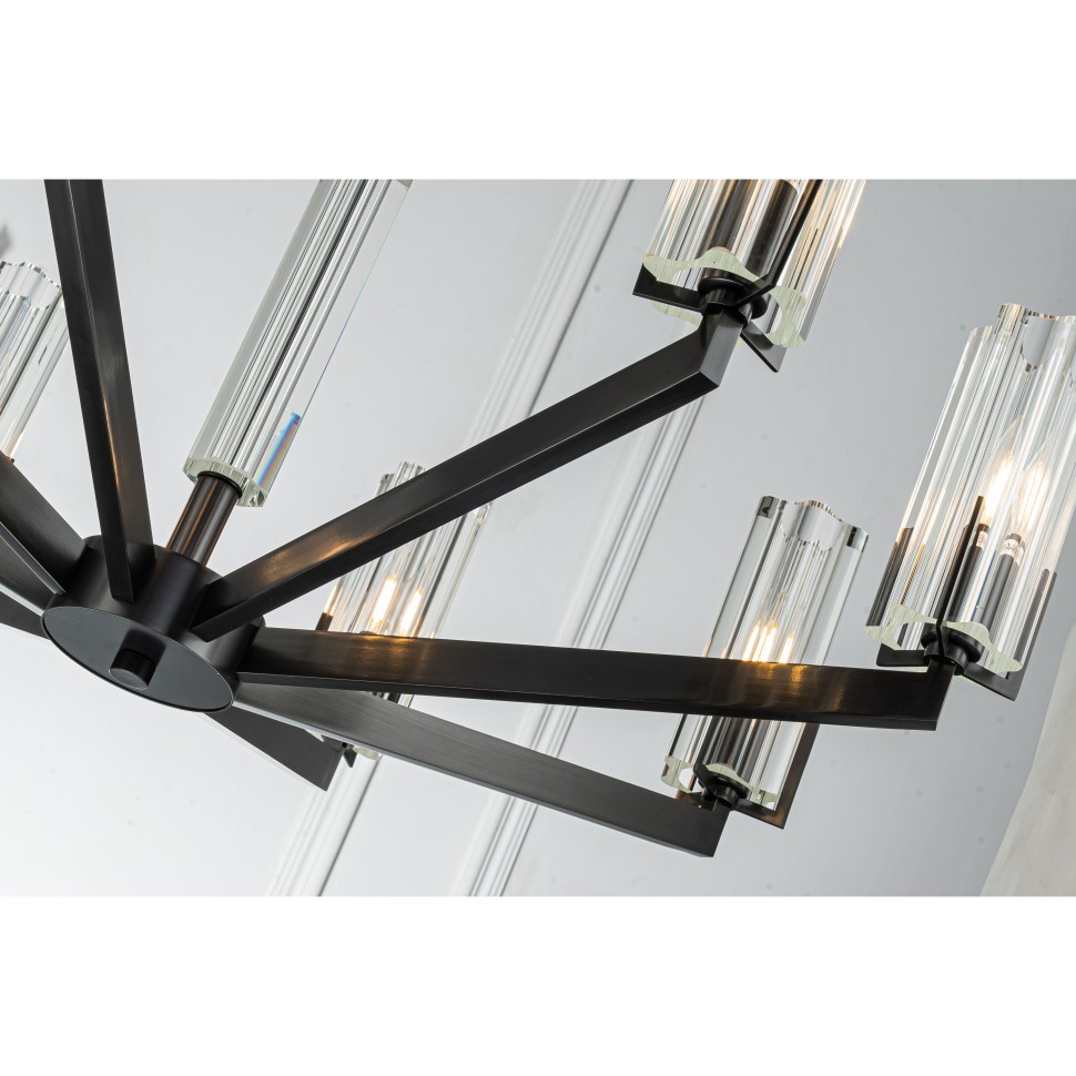 картинка Подвесная люстра Belfast Malone 6035-8 BL CL  от магазина pro-decor.kz