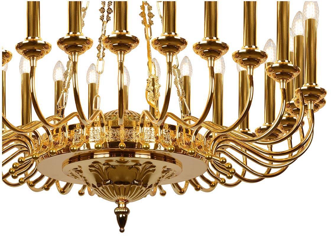 картинка Подвесная люстра iLamp Louvre MD8551-30 GD магазин pro-decor.kz являющийся официальным дистрибьютором в Казахстане картинка Подвесная люстра iLamp Louvre MD8551-30 GD от магазина pro-decor.kz