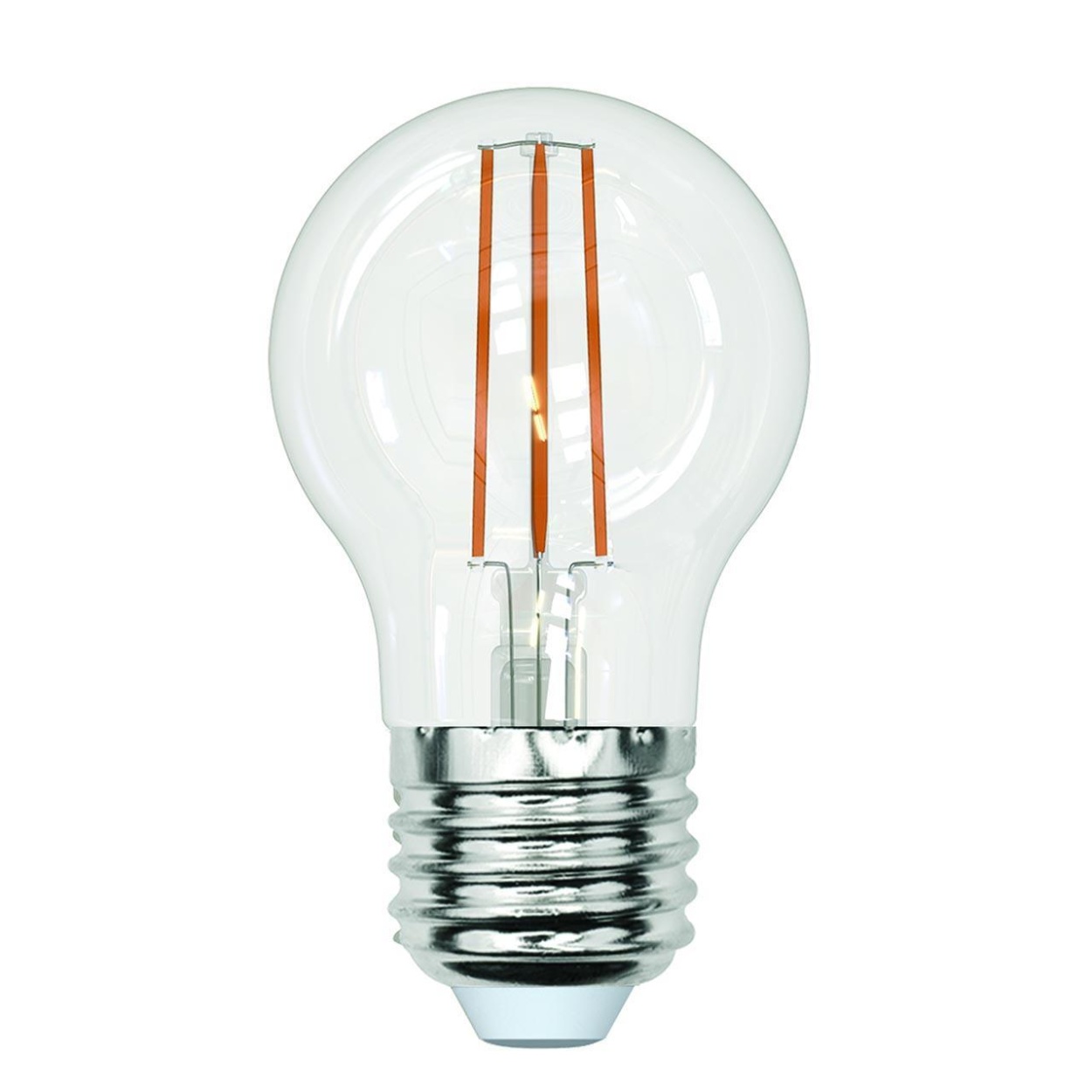 картинка LED-G45-13W/3000K/E27/CL PLS02WH Лампа светодиодная. Форма "шар", прозрачная. Серия Sky. Теплый белый свет (3000К). Картон. ТМ Uniel. от магазина pro-decor.kz